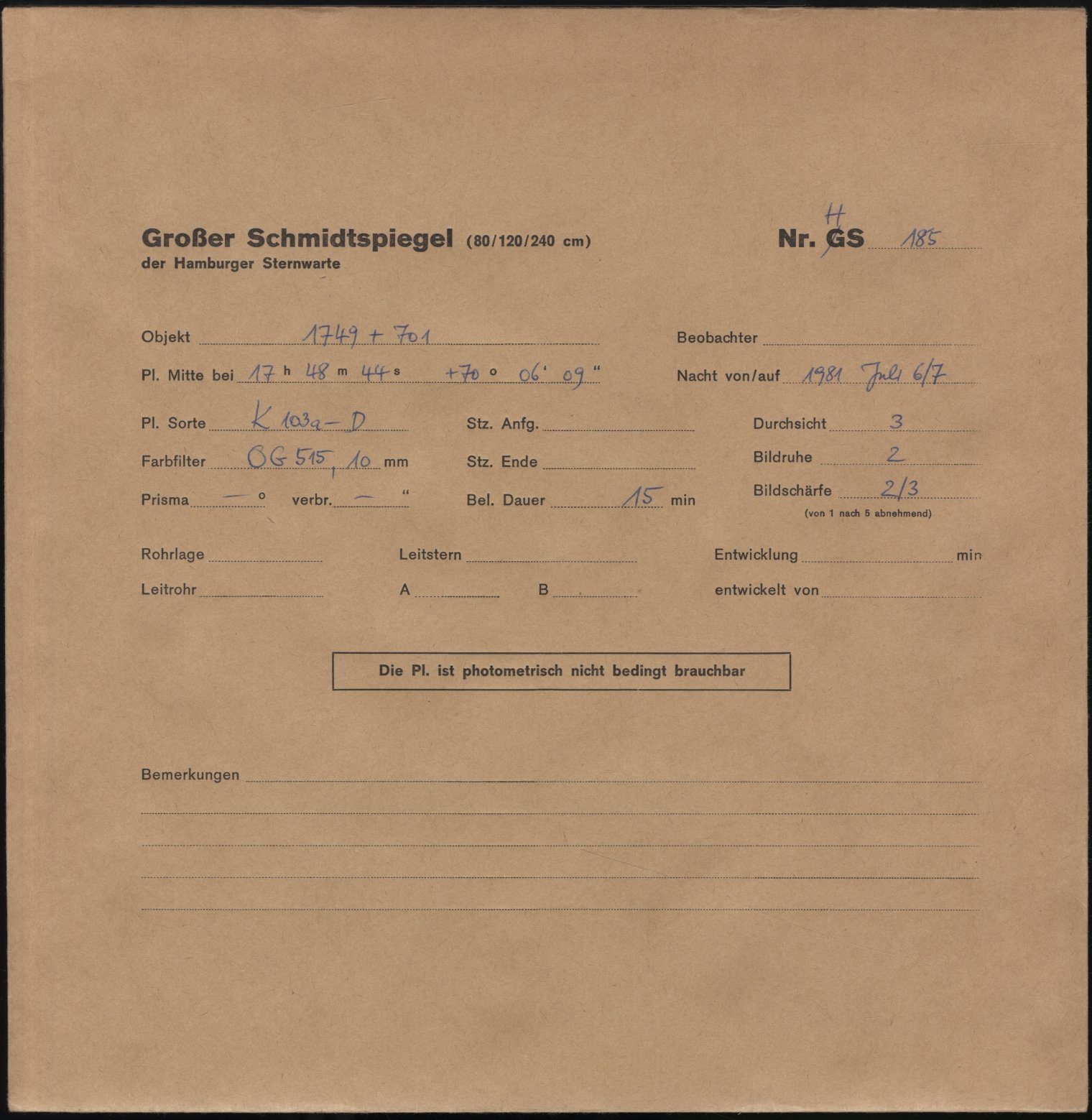 Logpage