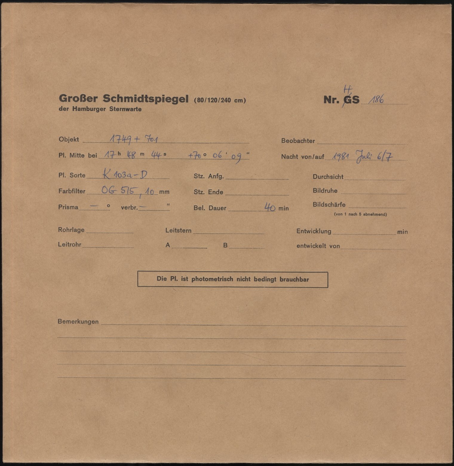 Logpage