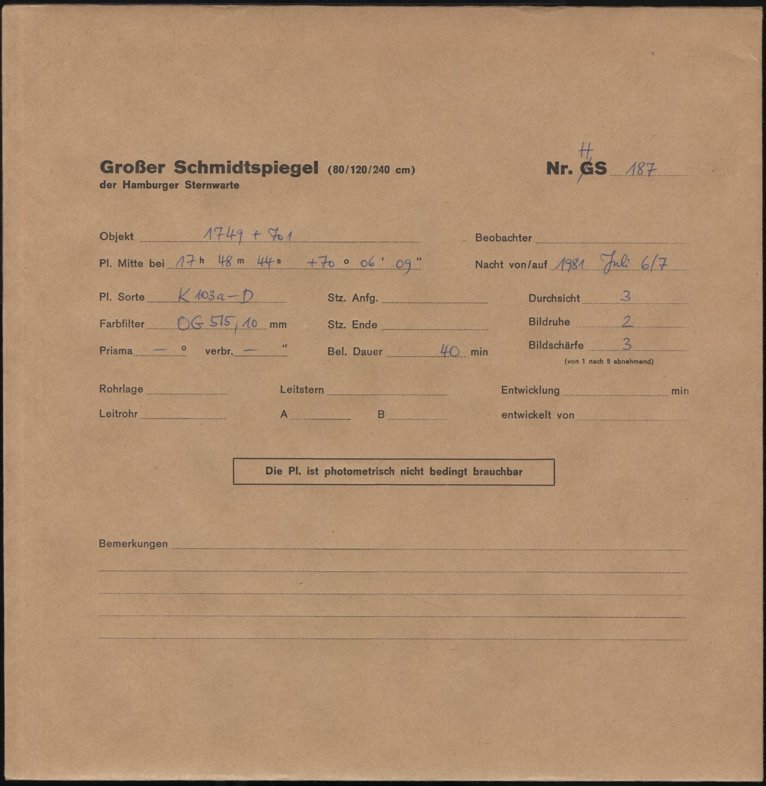 Logpage