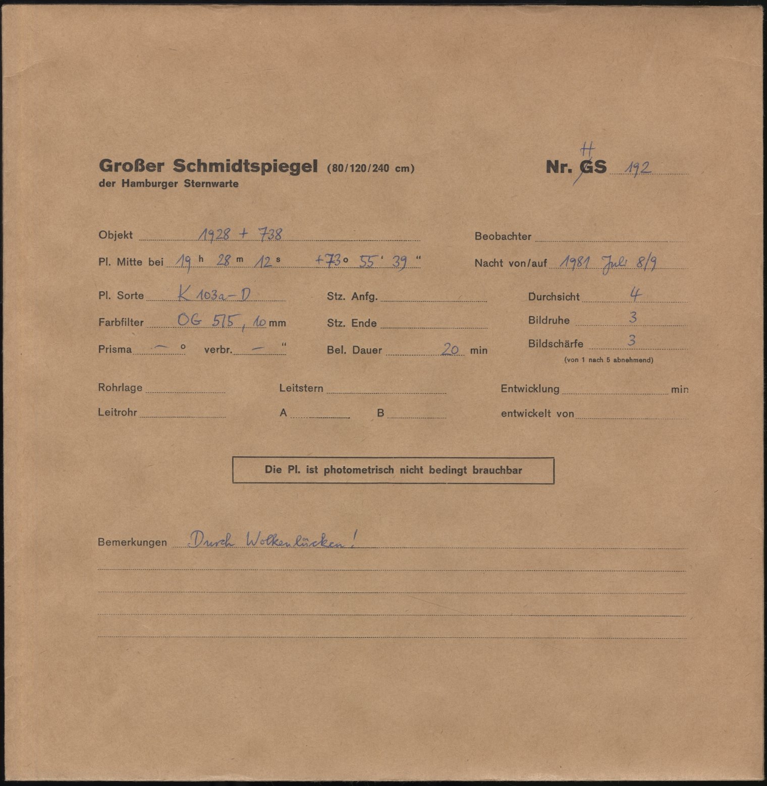 Logpage