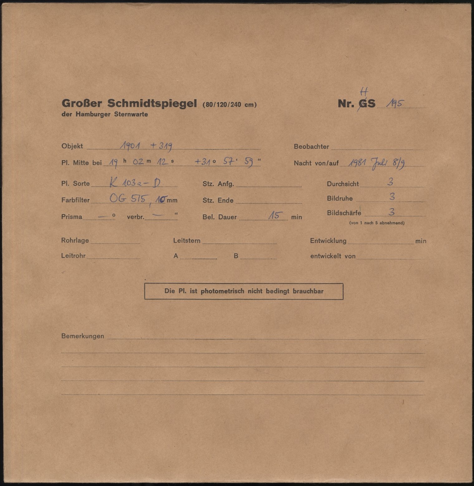 Logpage