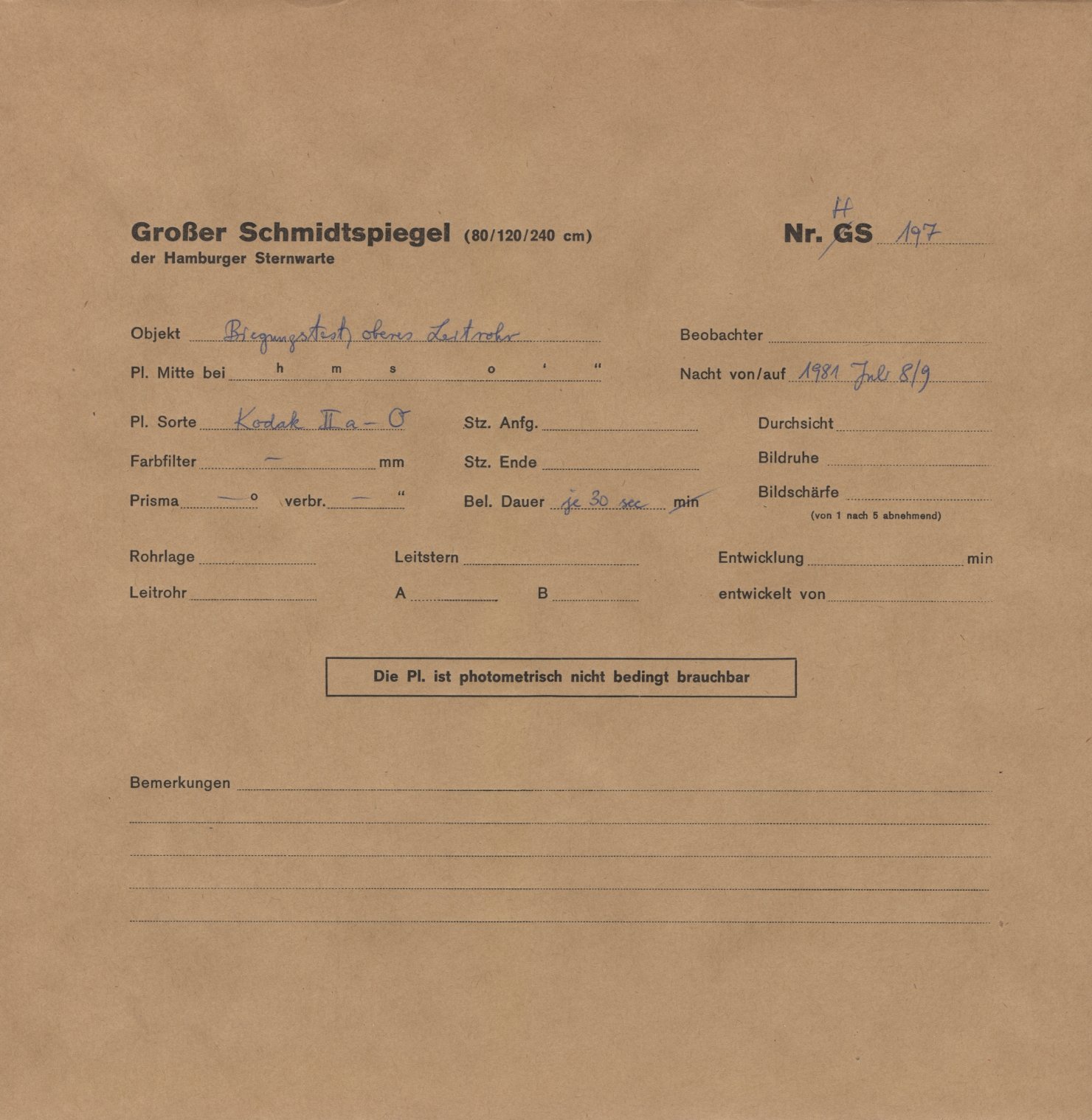 Logpage