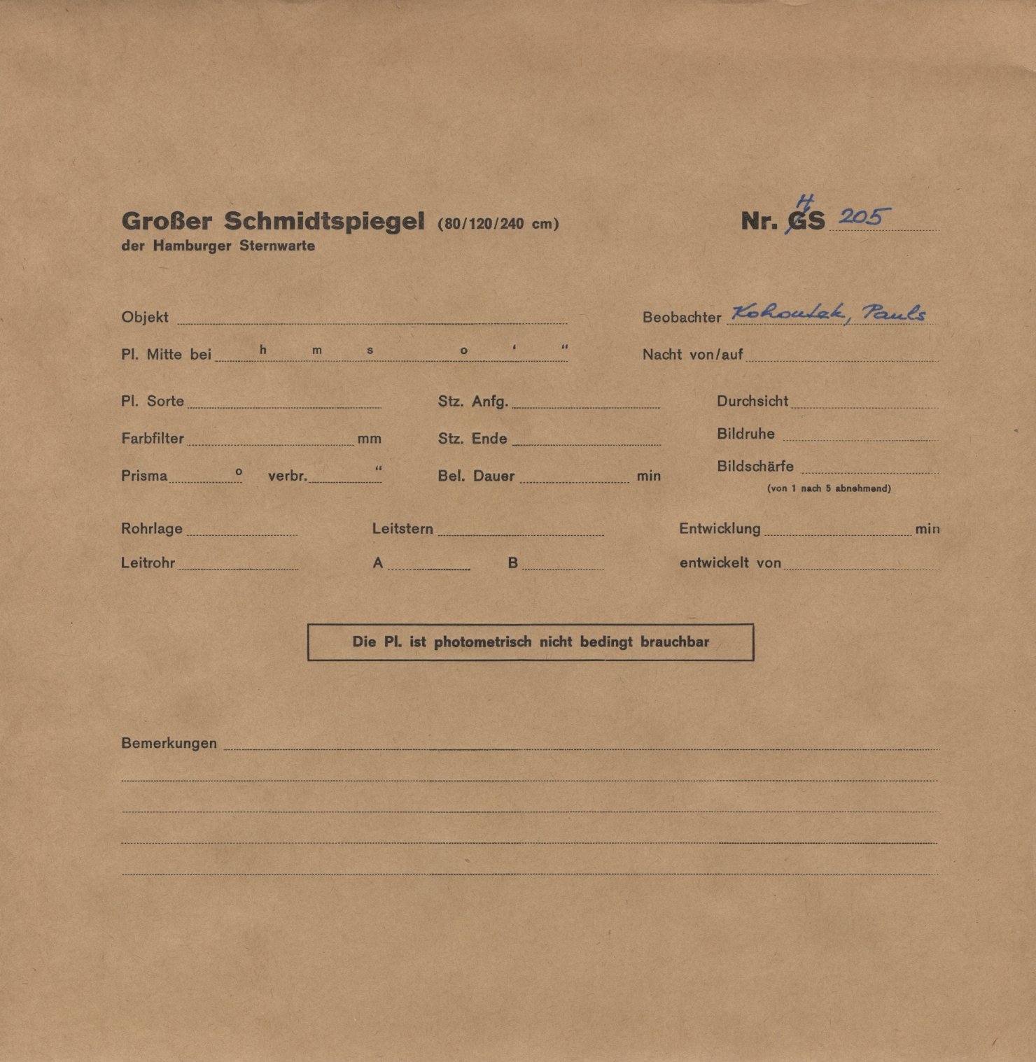 Logpage