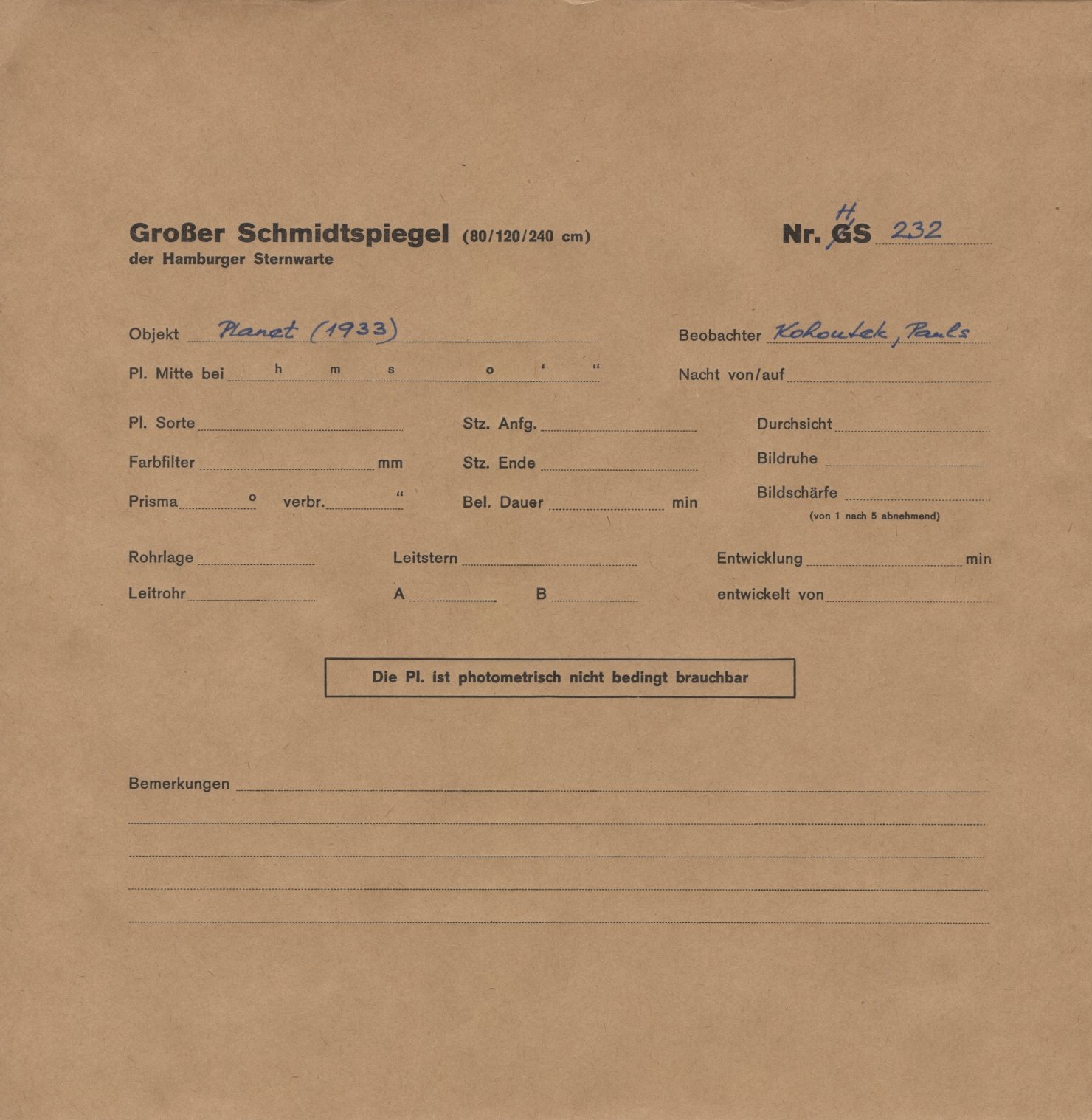 Logpage
