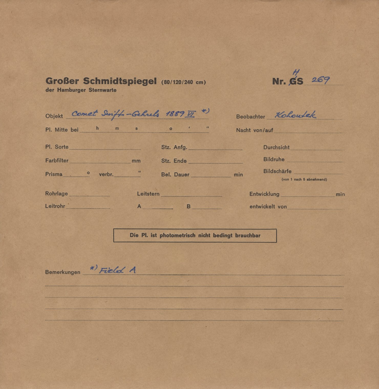 Logpage