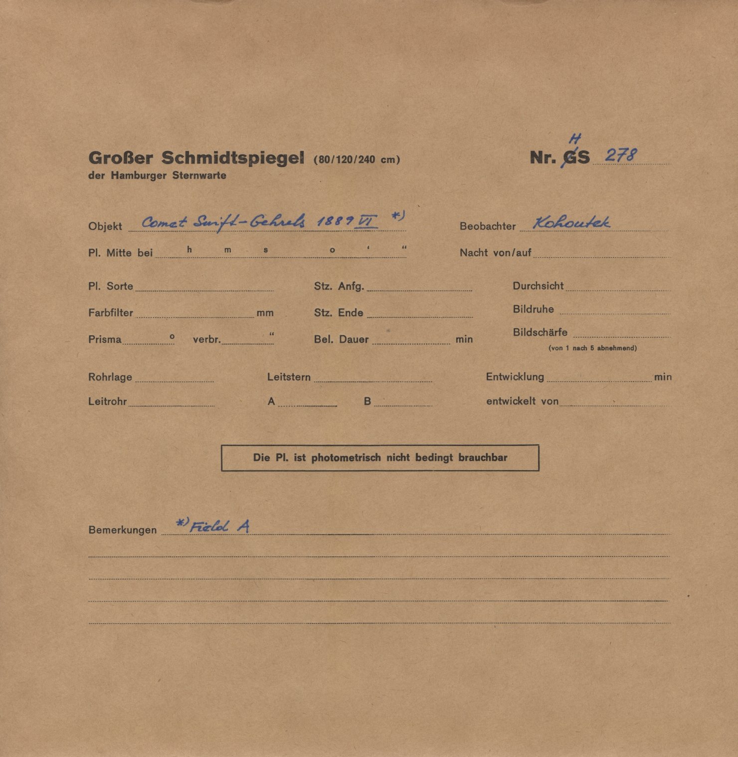 Logpage