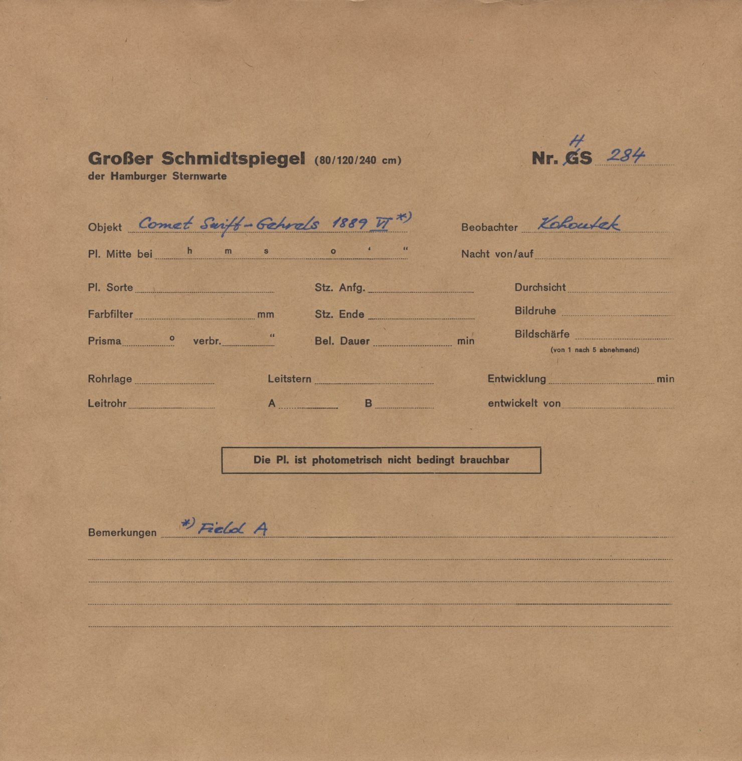 Logpage
