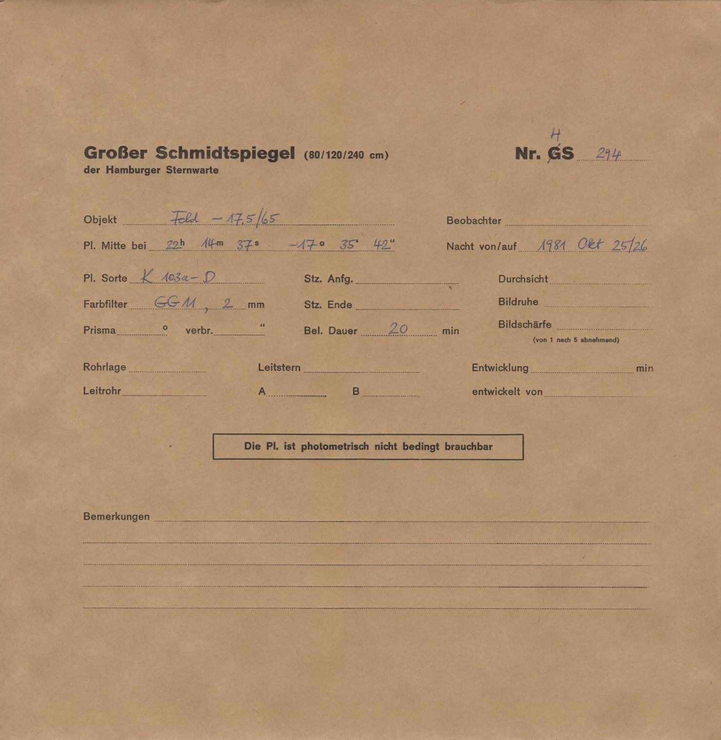Logpage