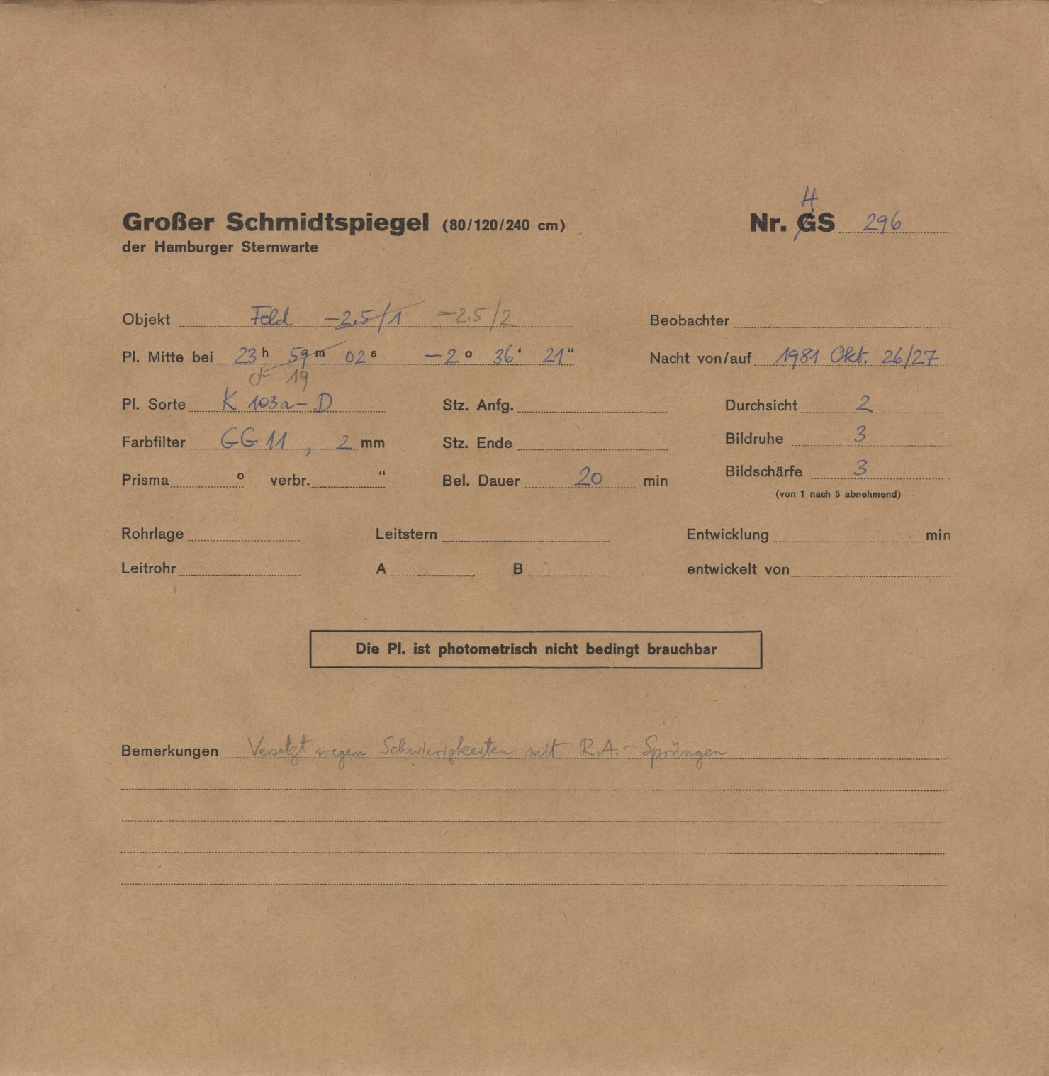 Logpage