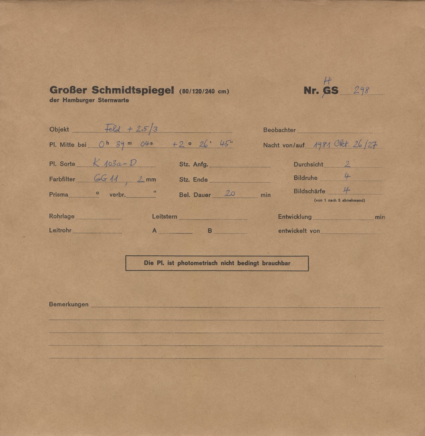 Logpage