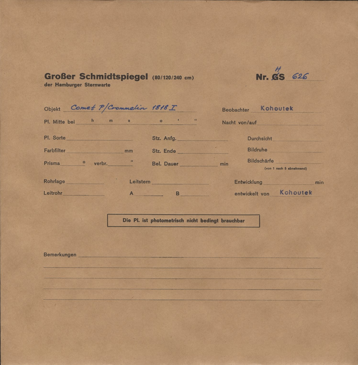 Logpage