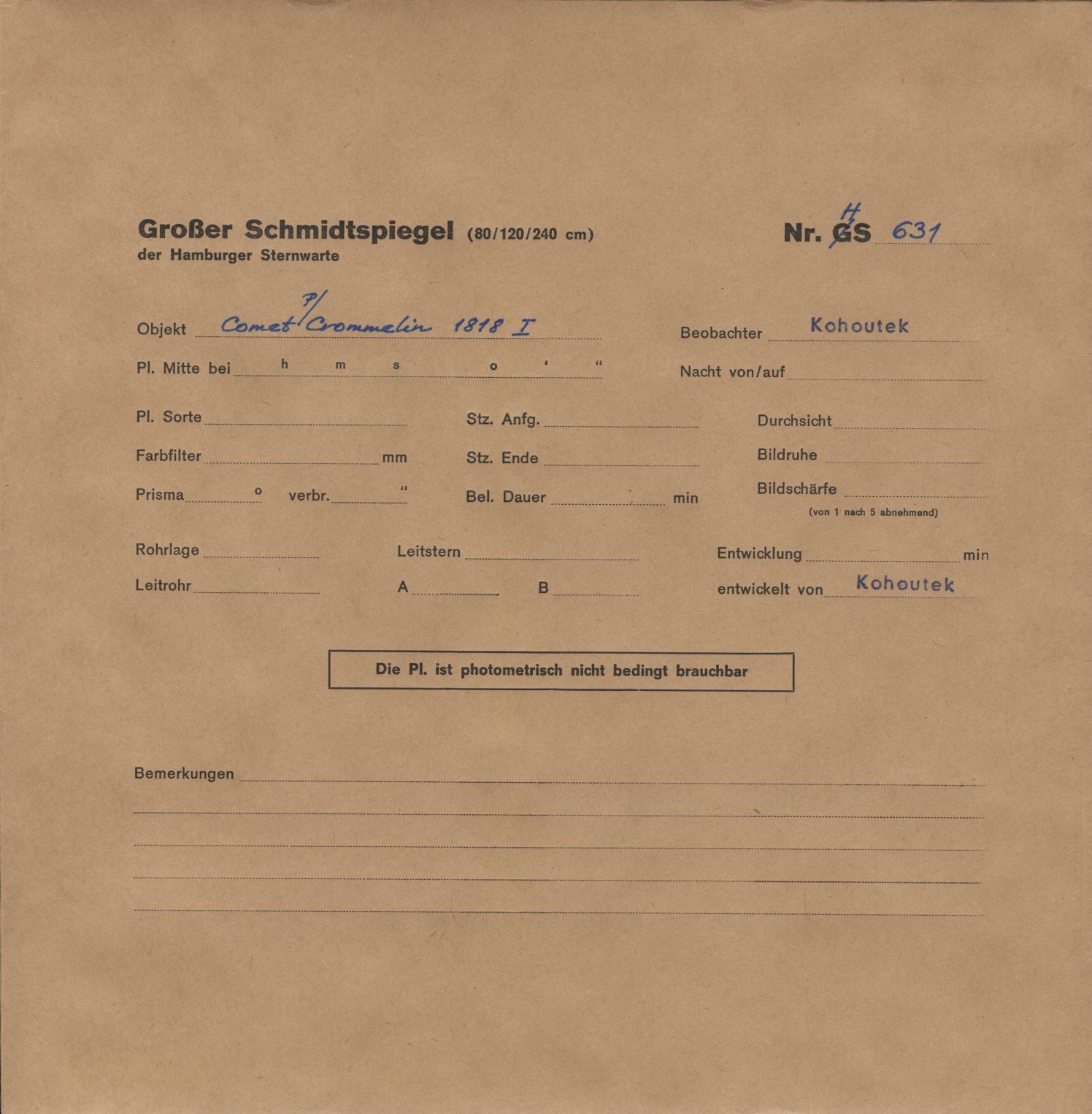 Logpage