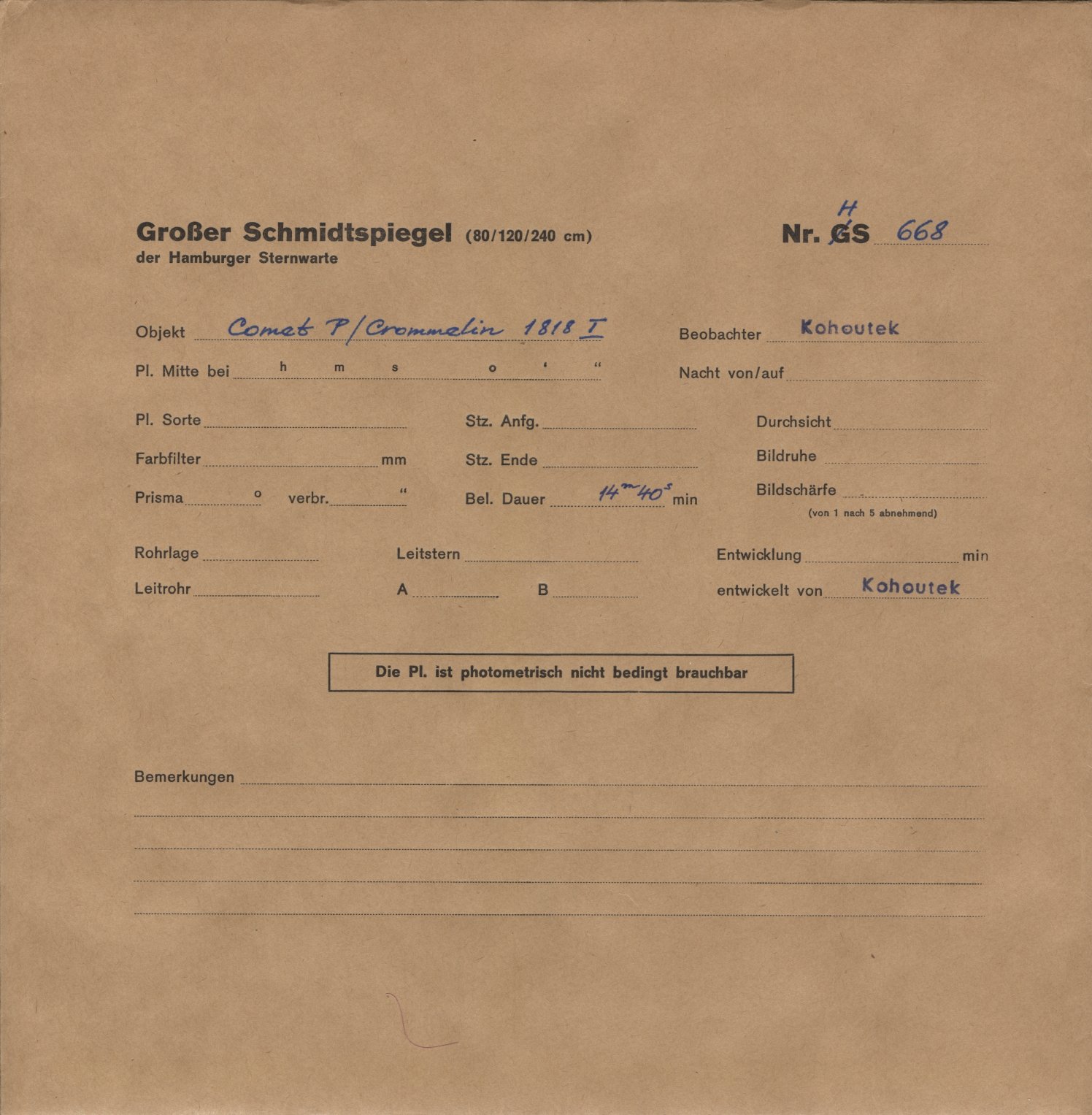 Logpage