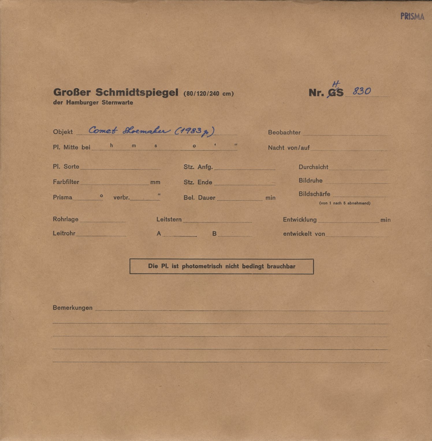 Logpage