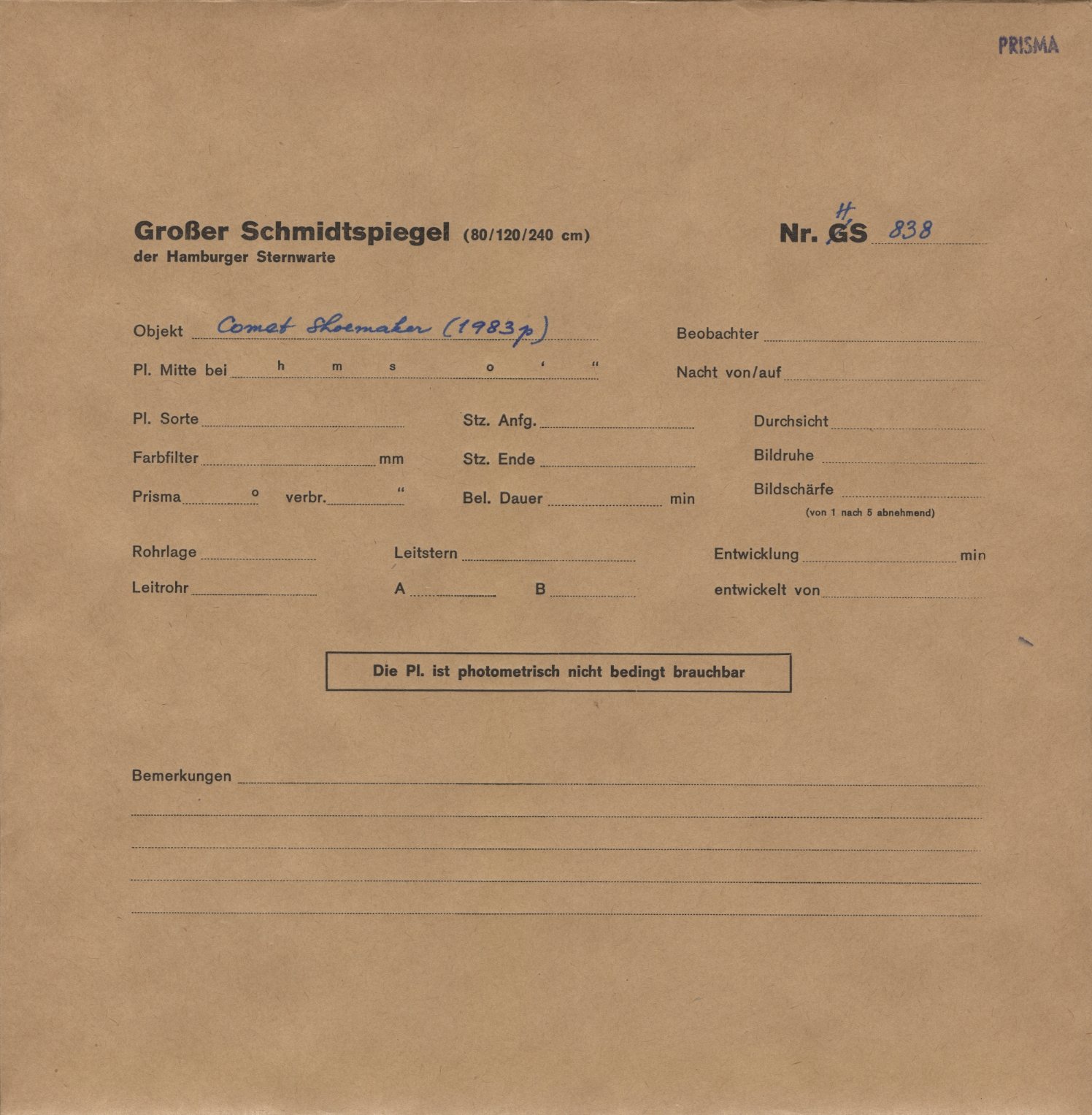 Logpage