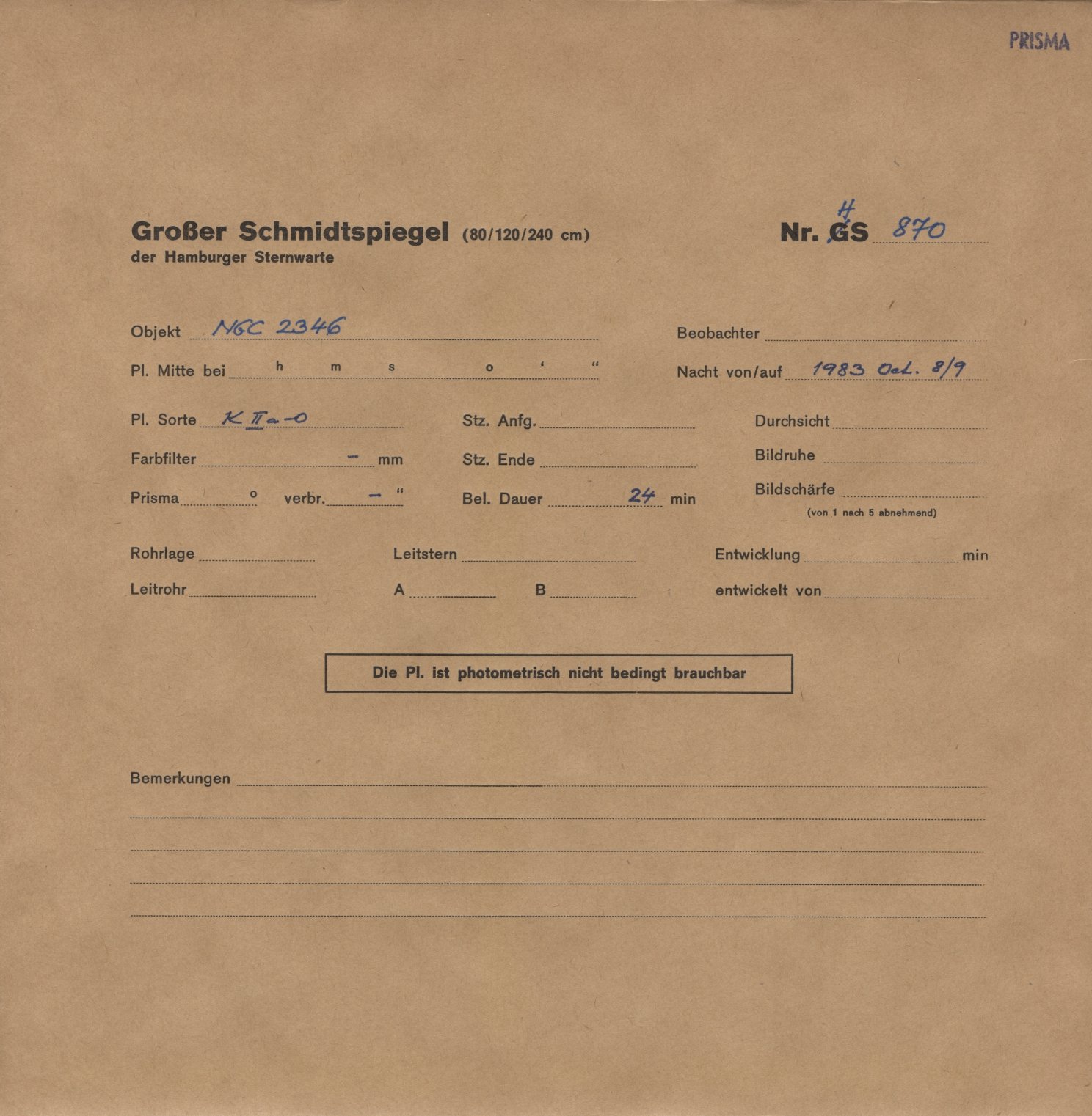 Logpage