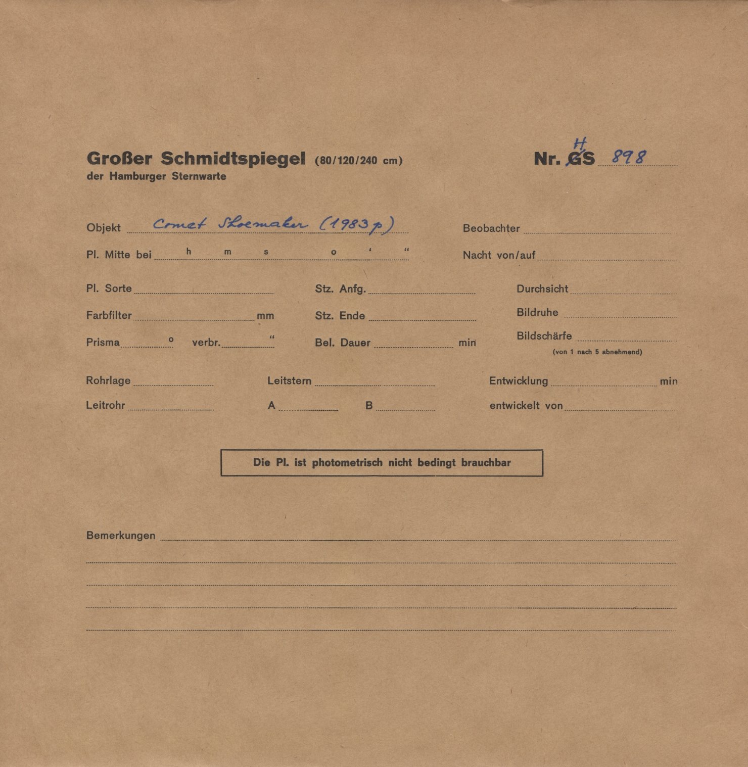 Logpage