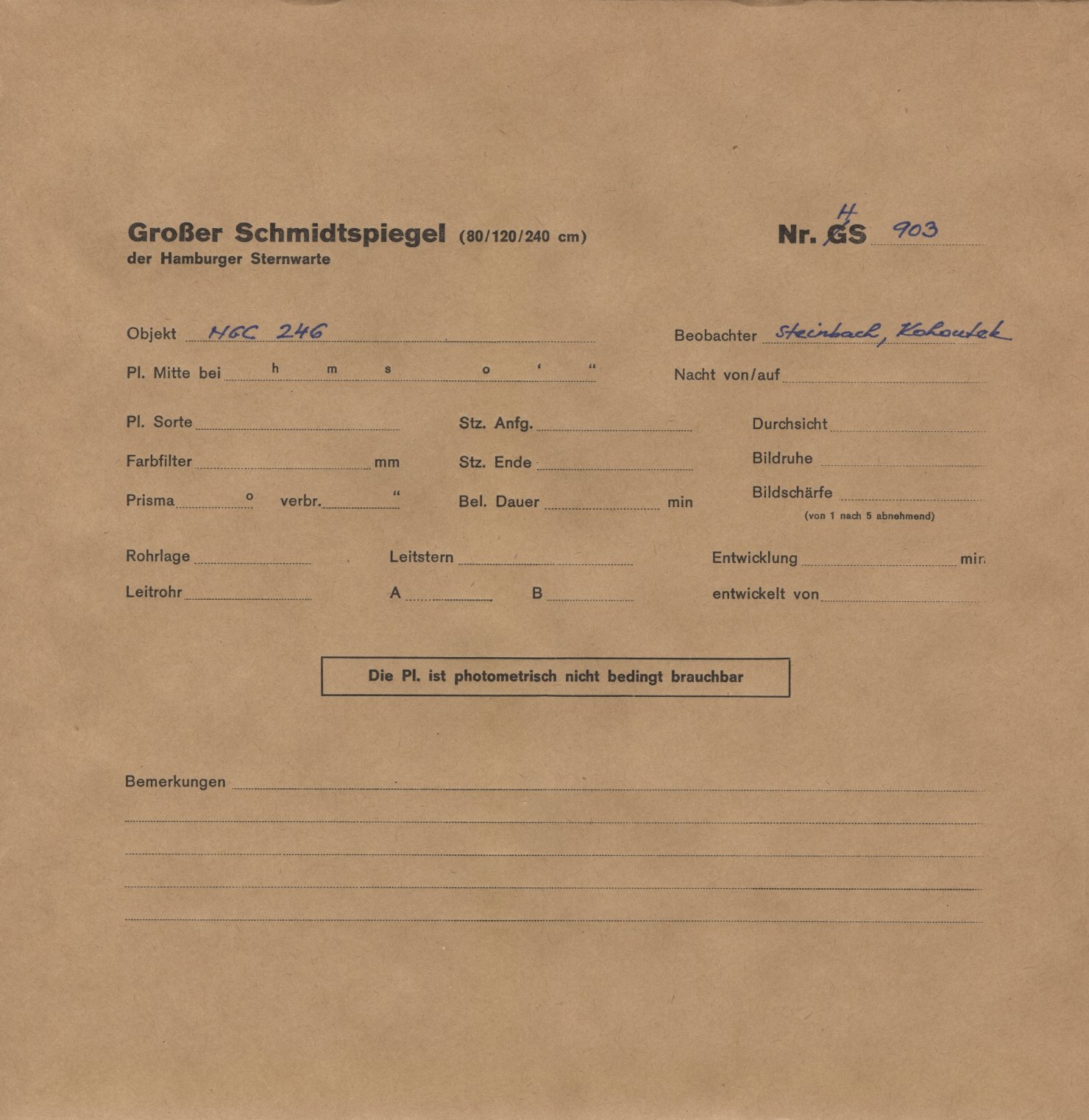 Logpage