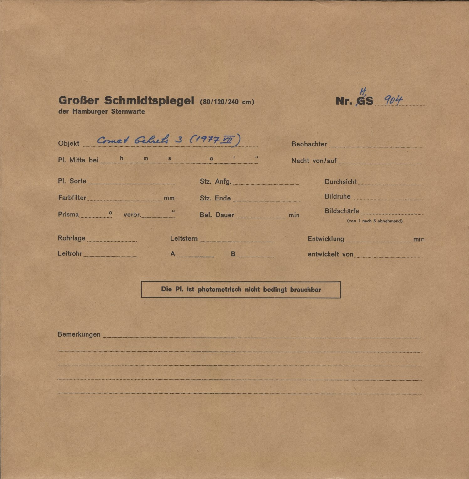Logpage