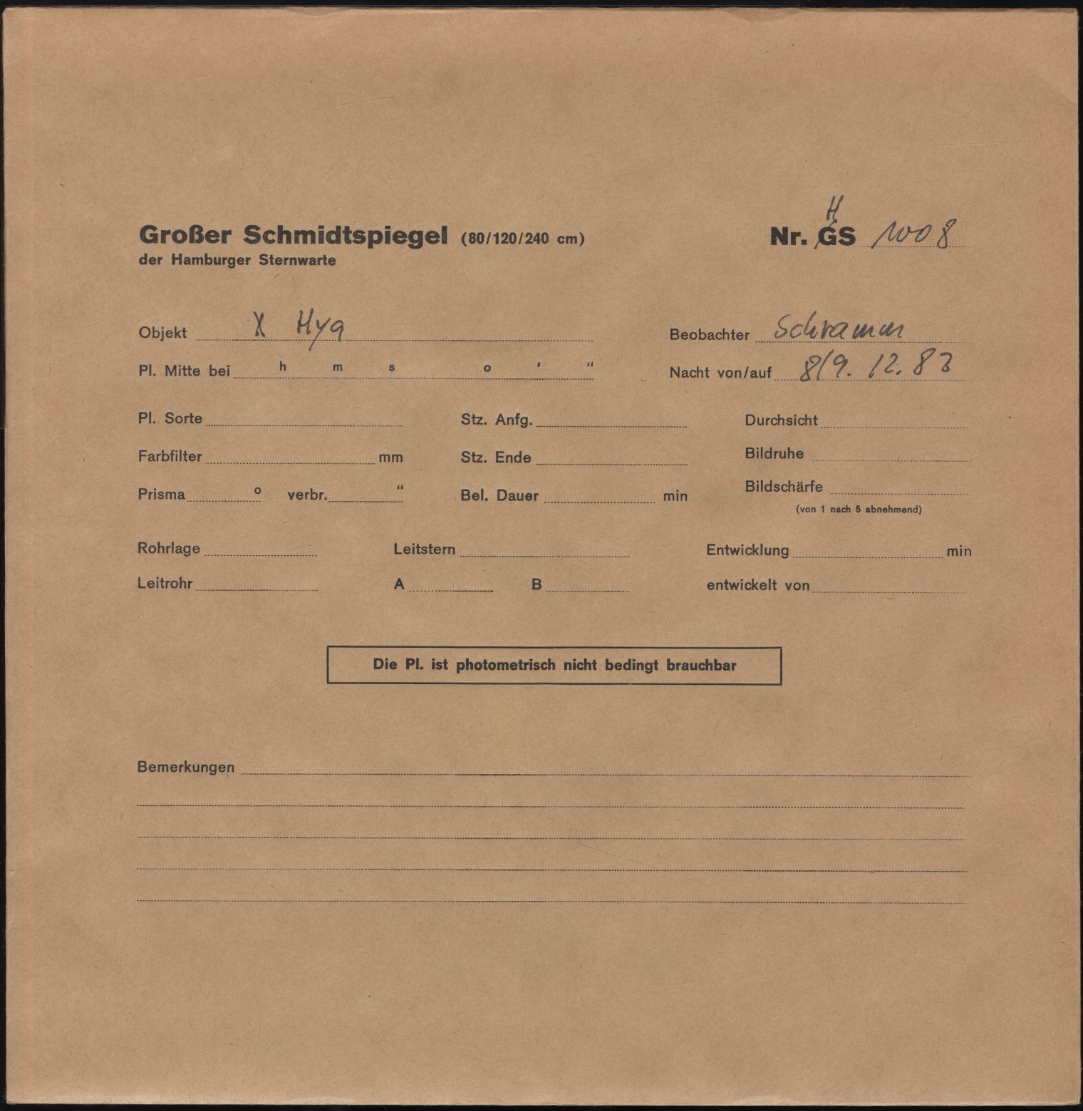Logpage