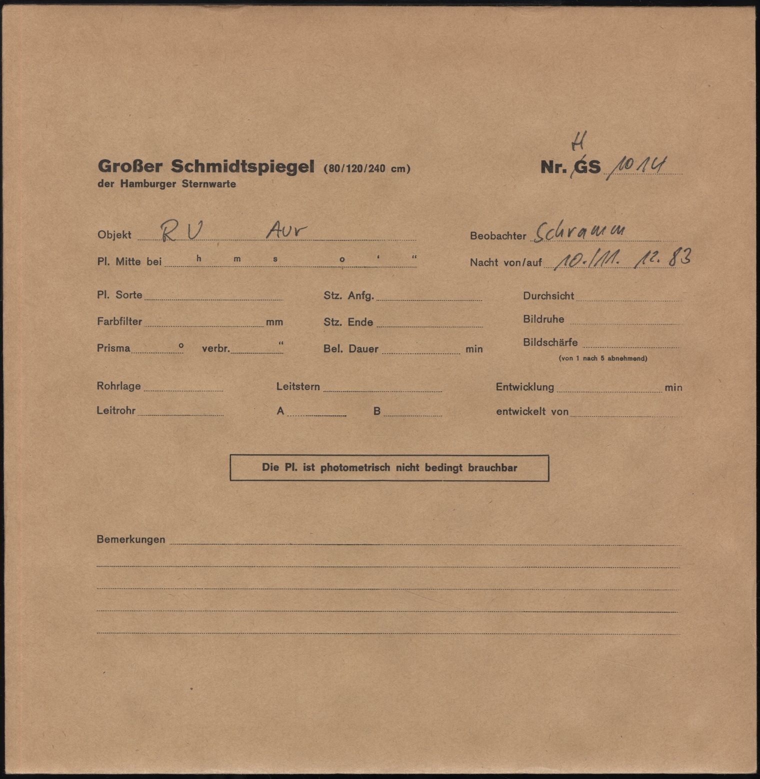 Logpage