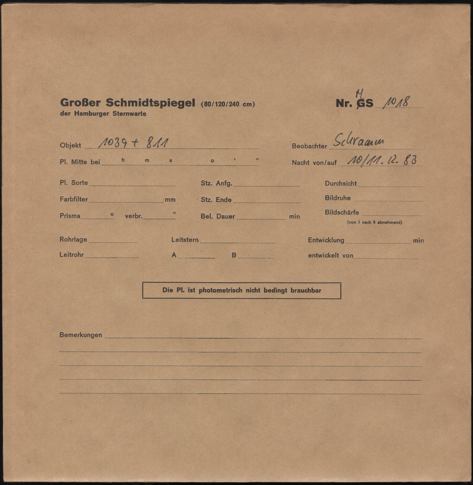 Logpage