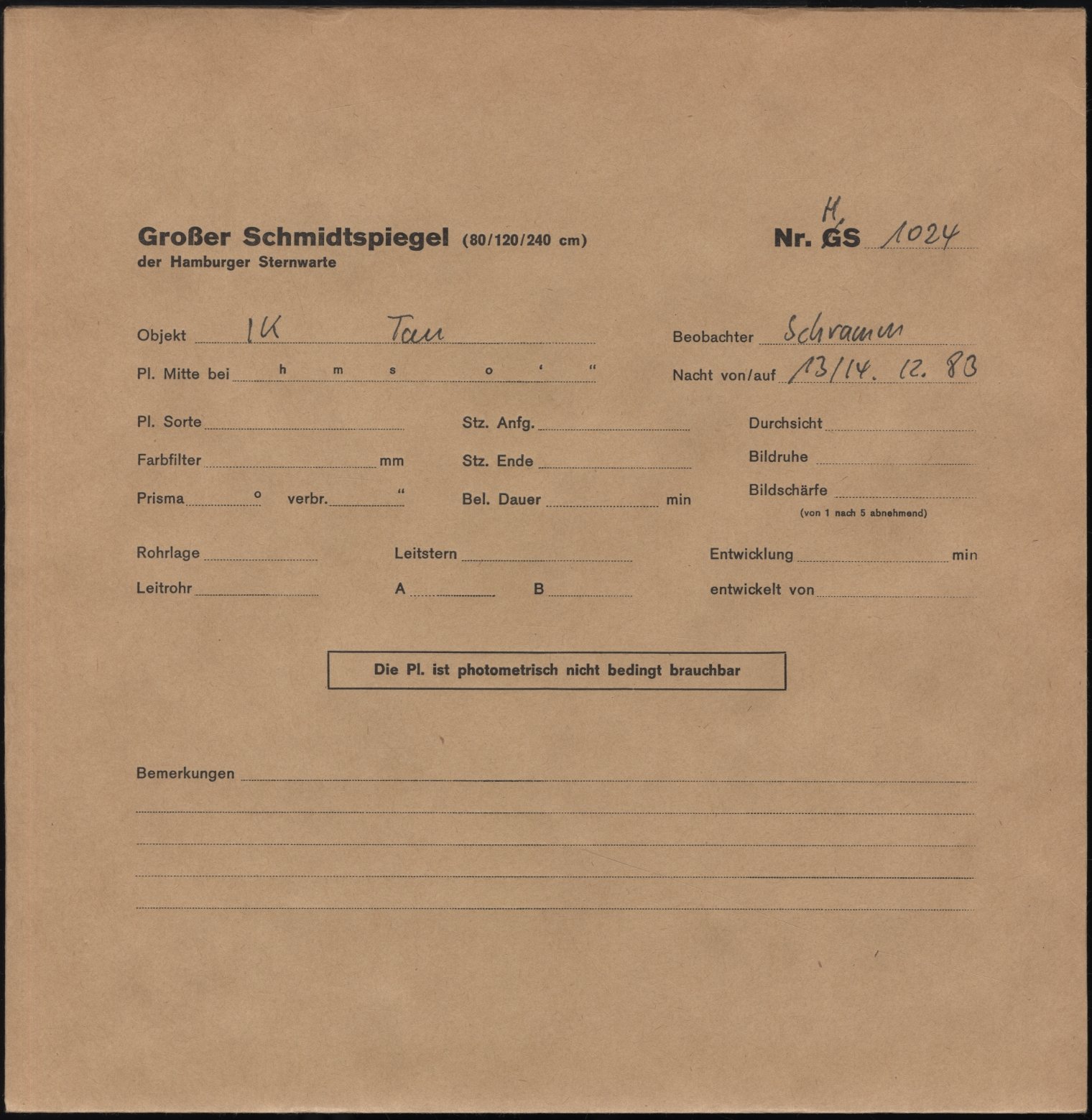 Logpage