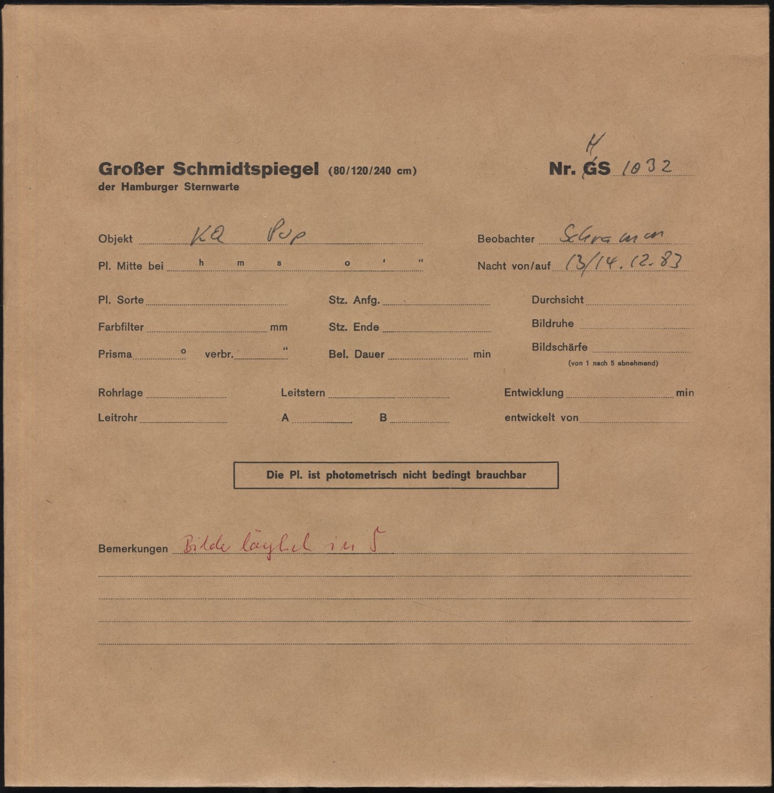 Logpage