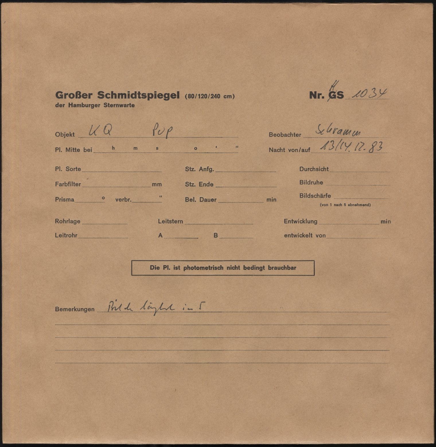 Logpage
