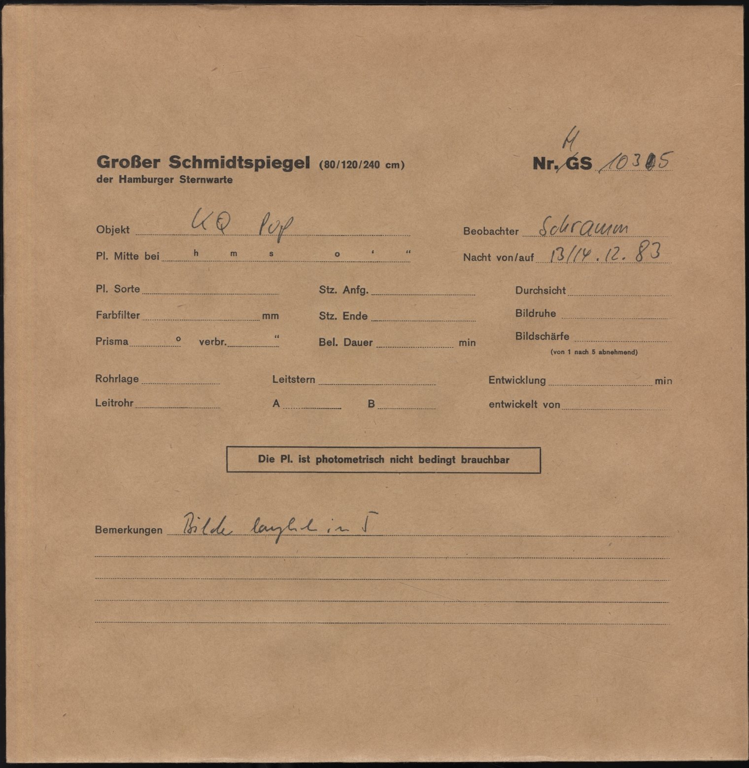Logpage