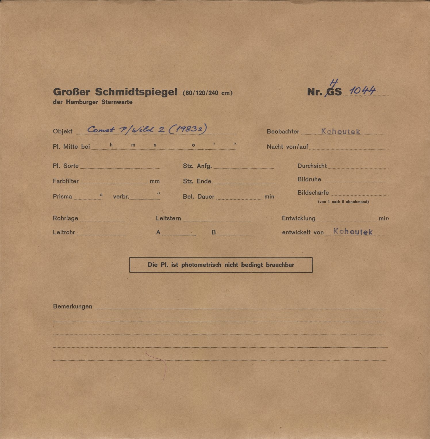 Logpage