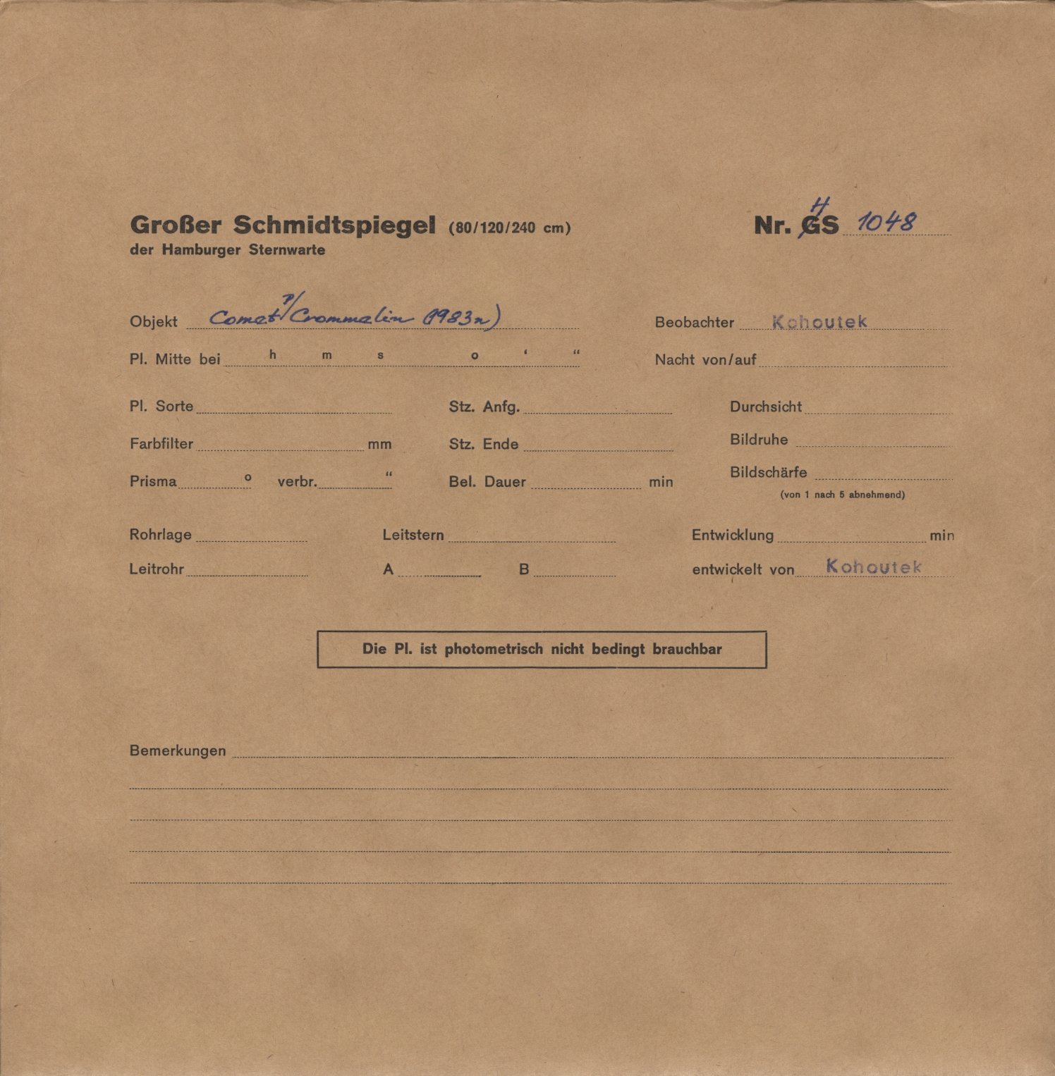 Logpage