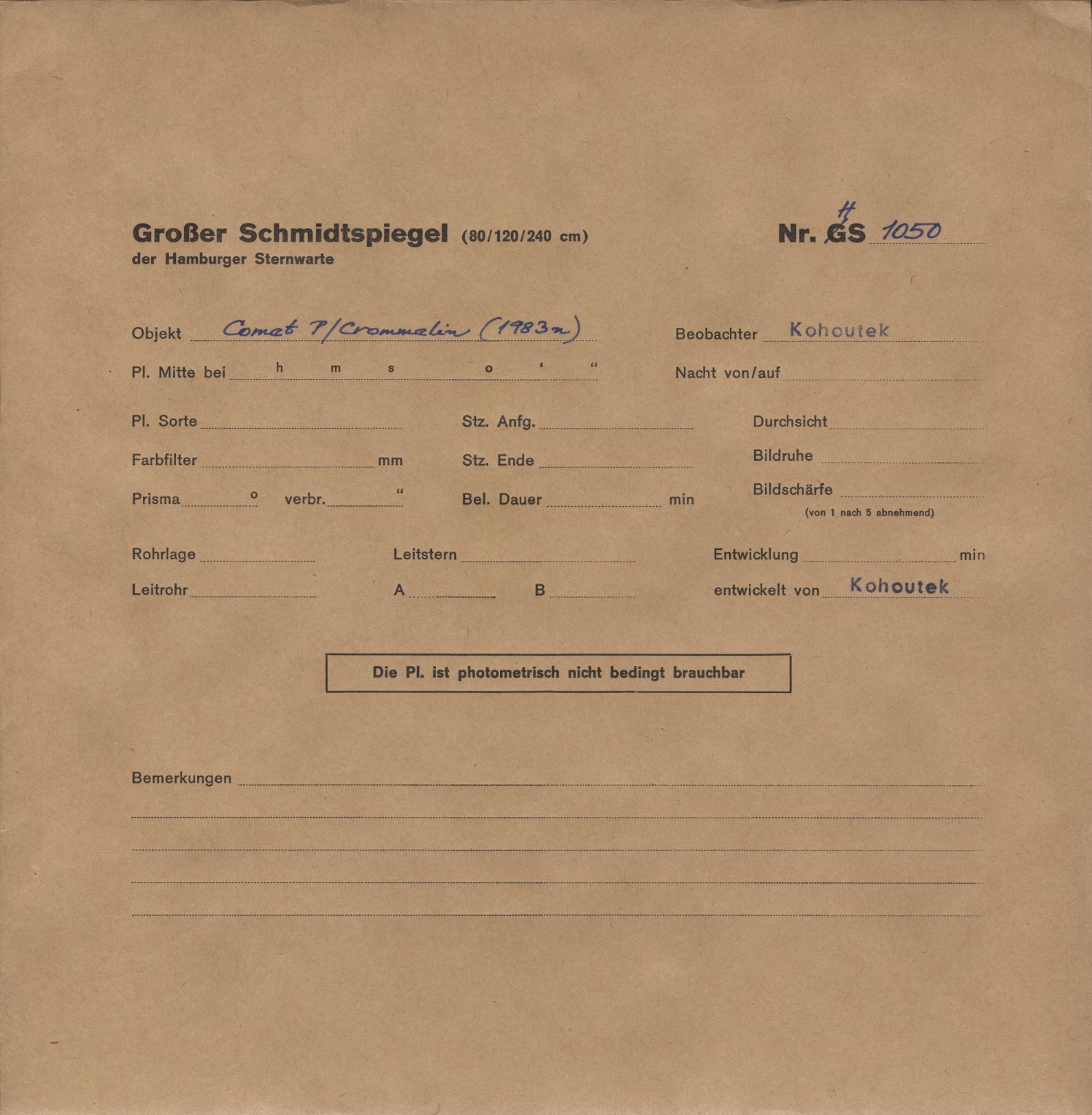 Logpage