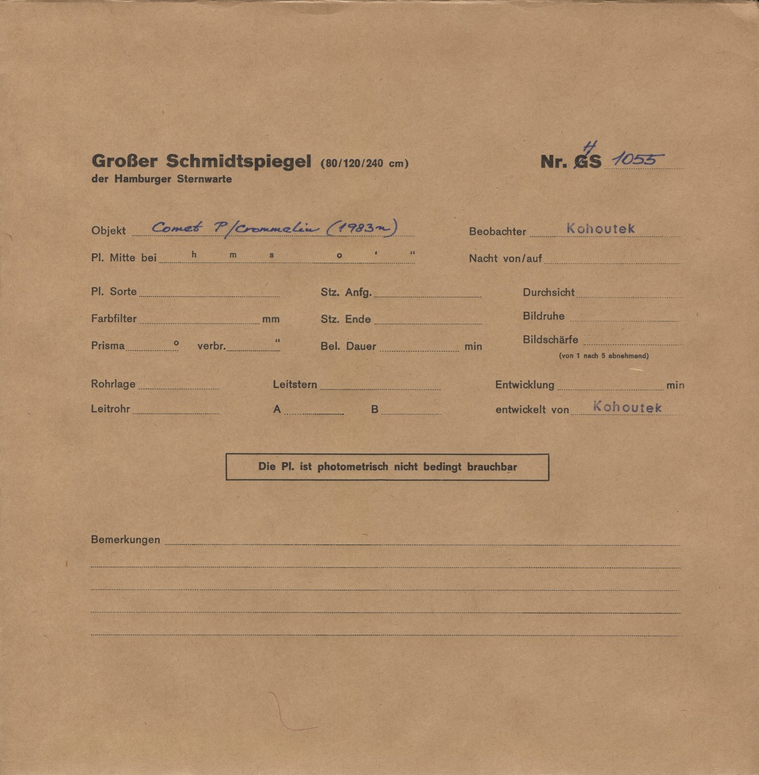 Logpage