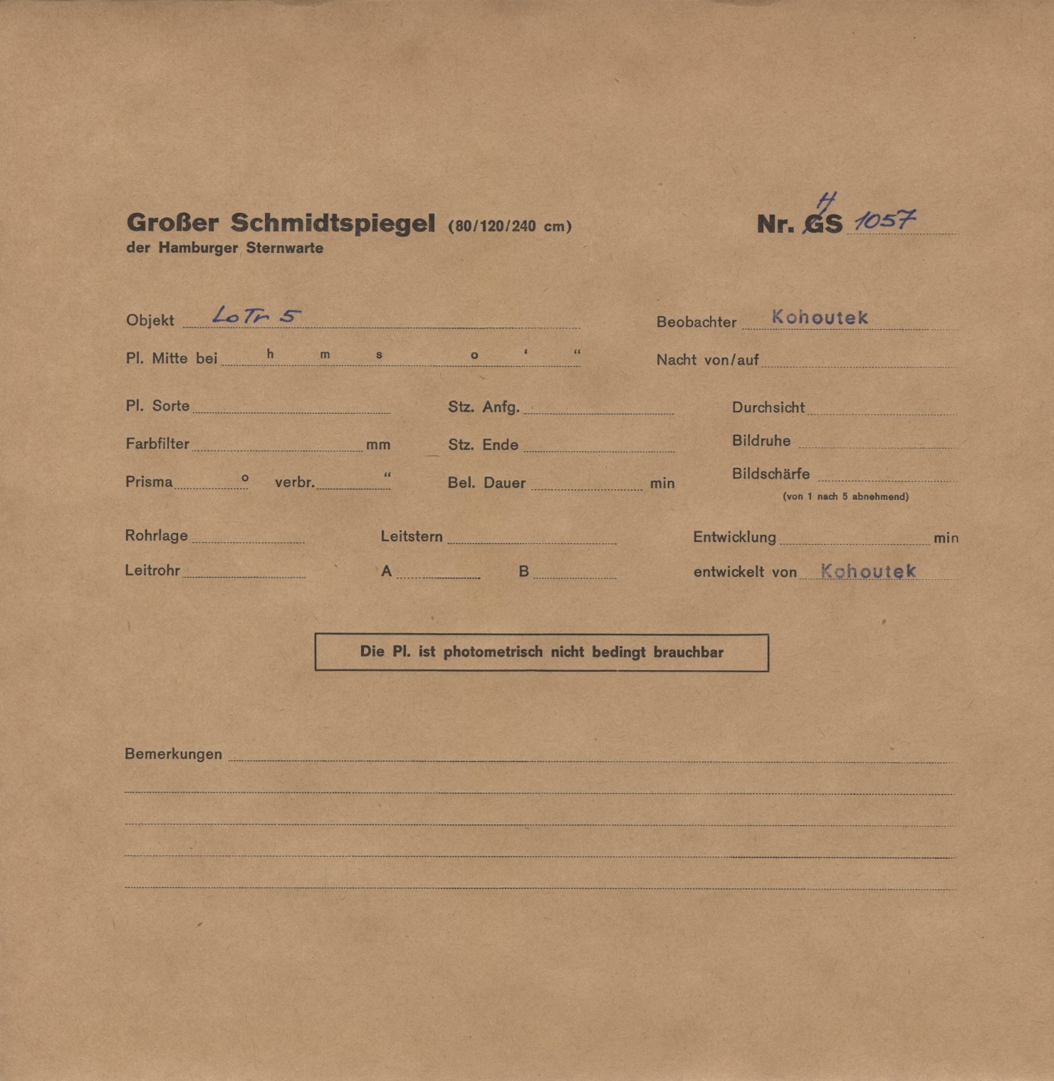 Logpage