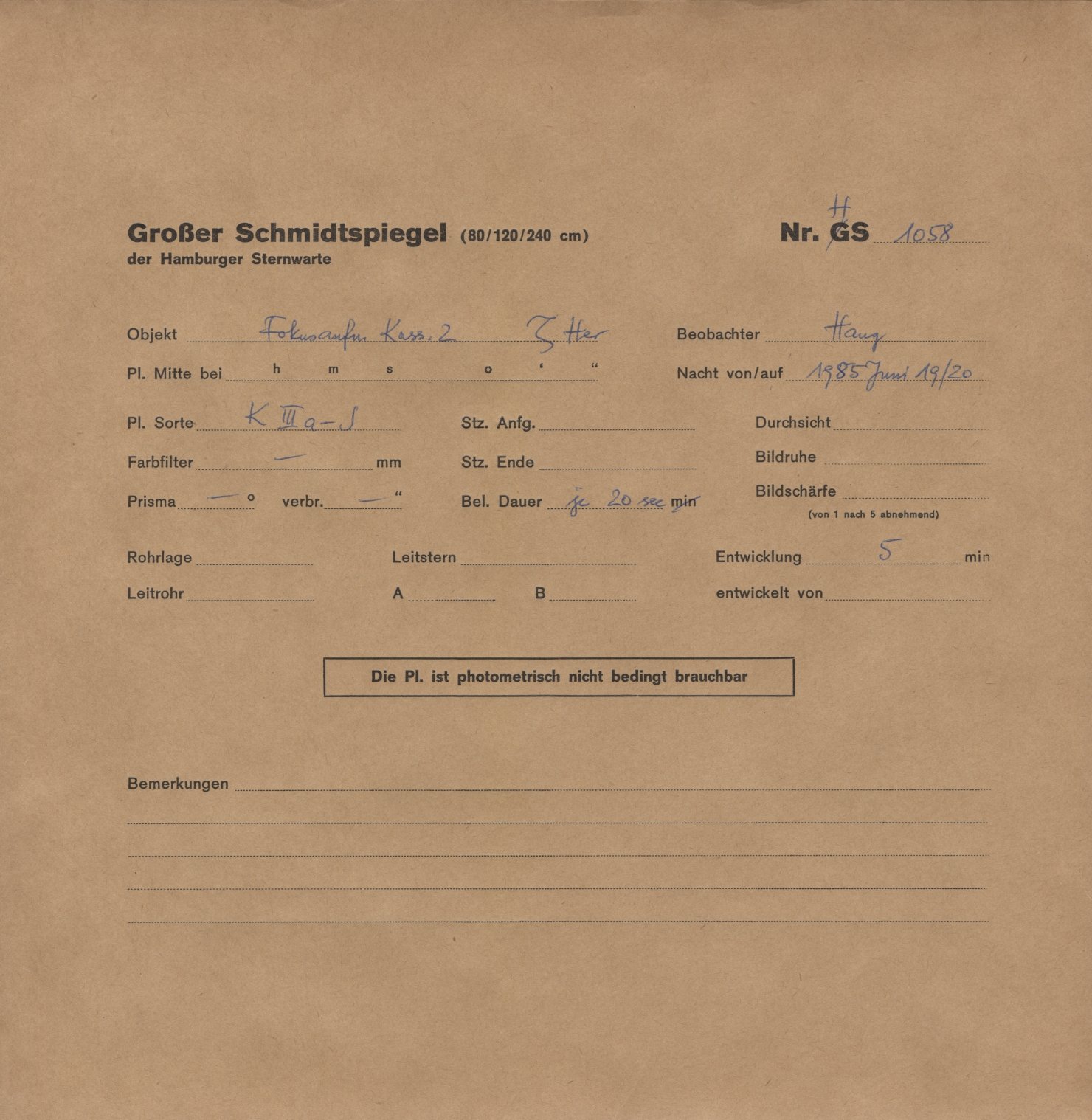 Logpage