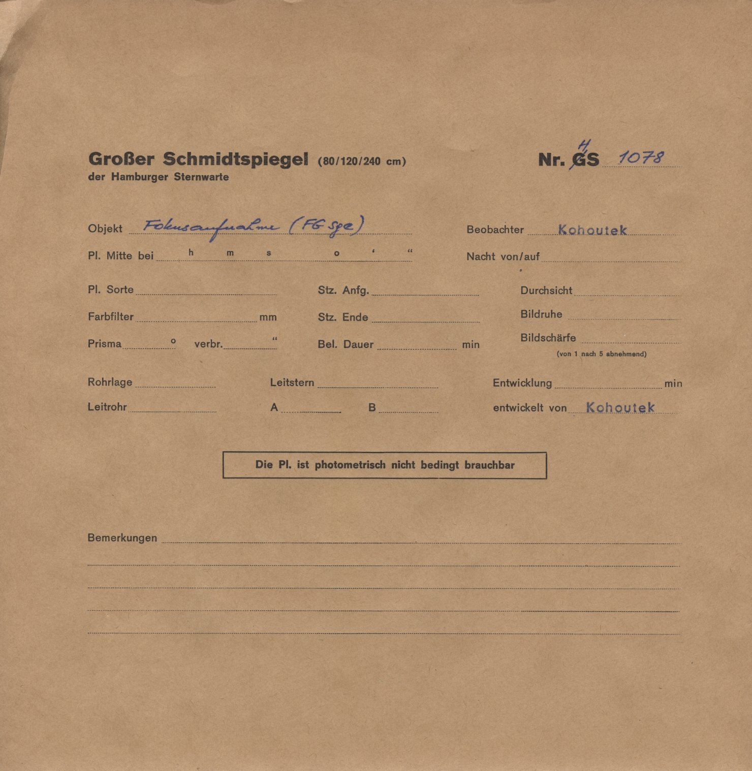 Logpage