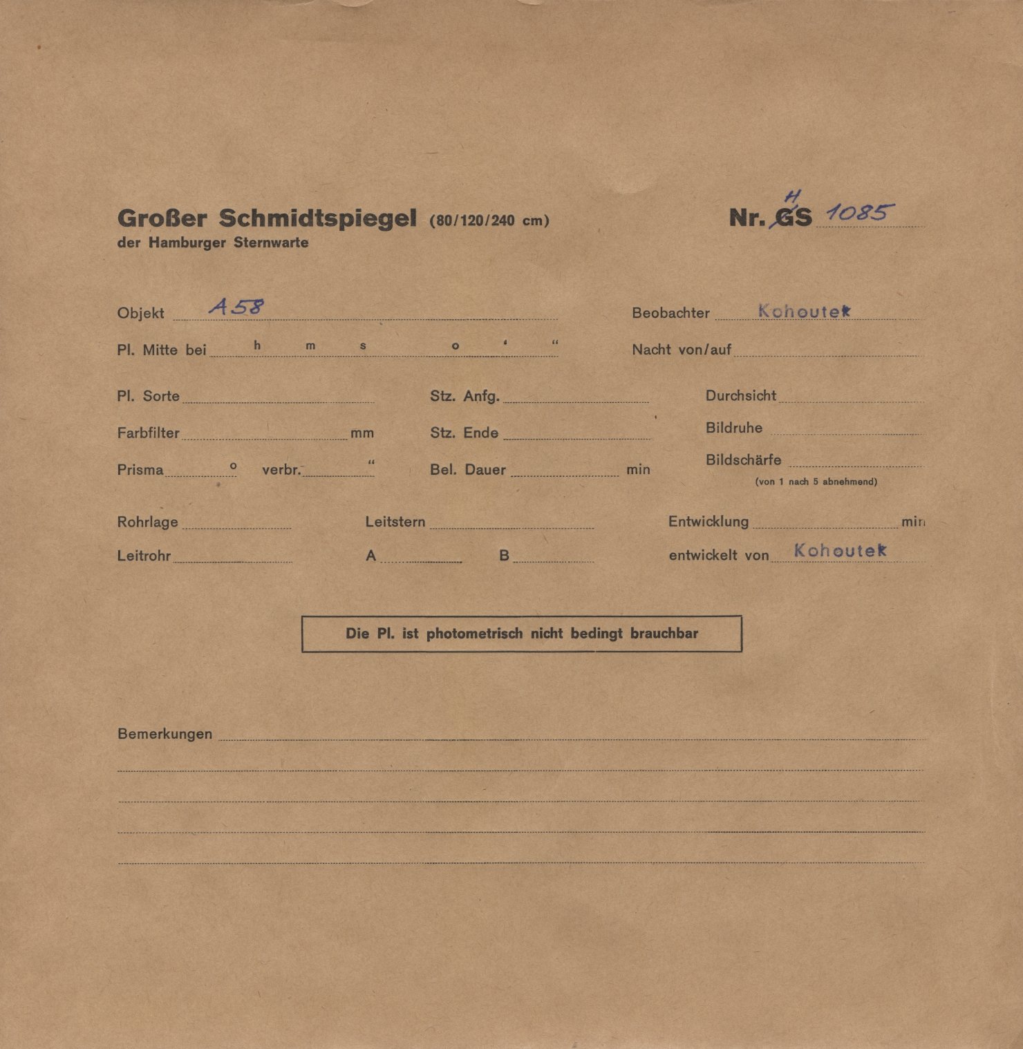 Logpage