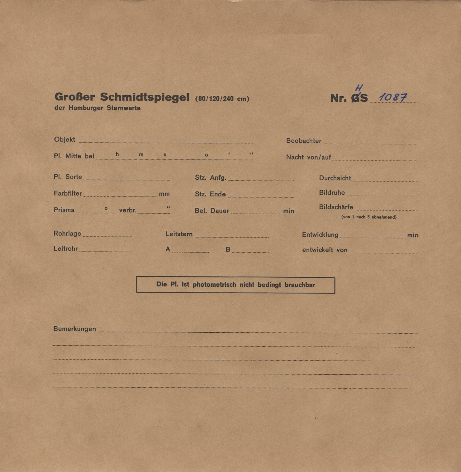 Logpage