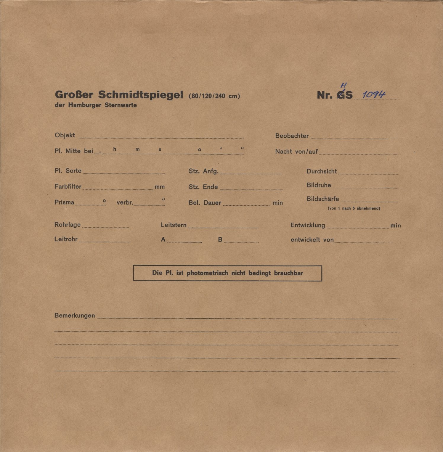 Logpage