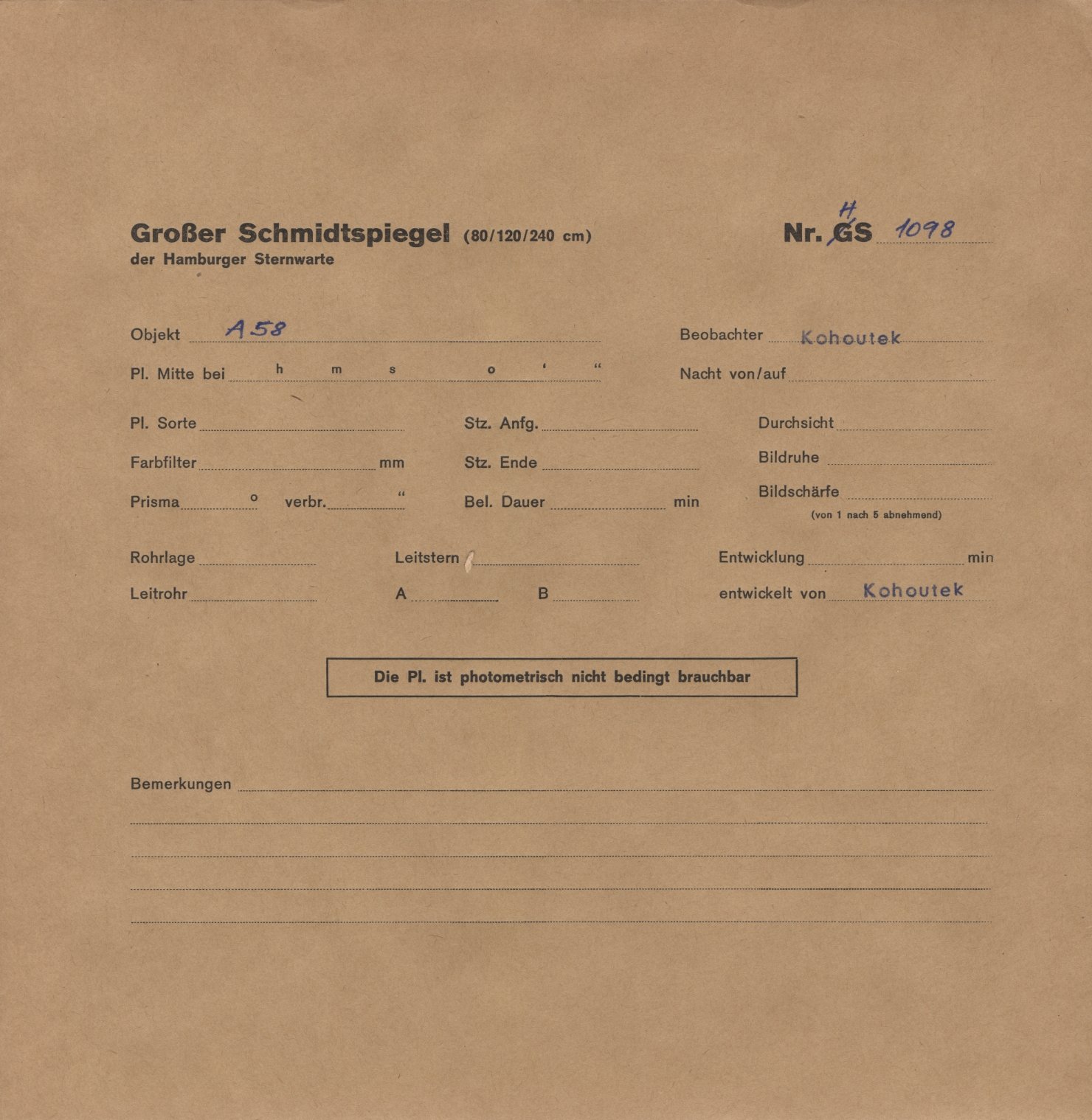 Logpage