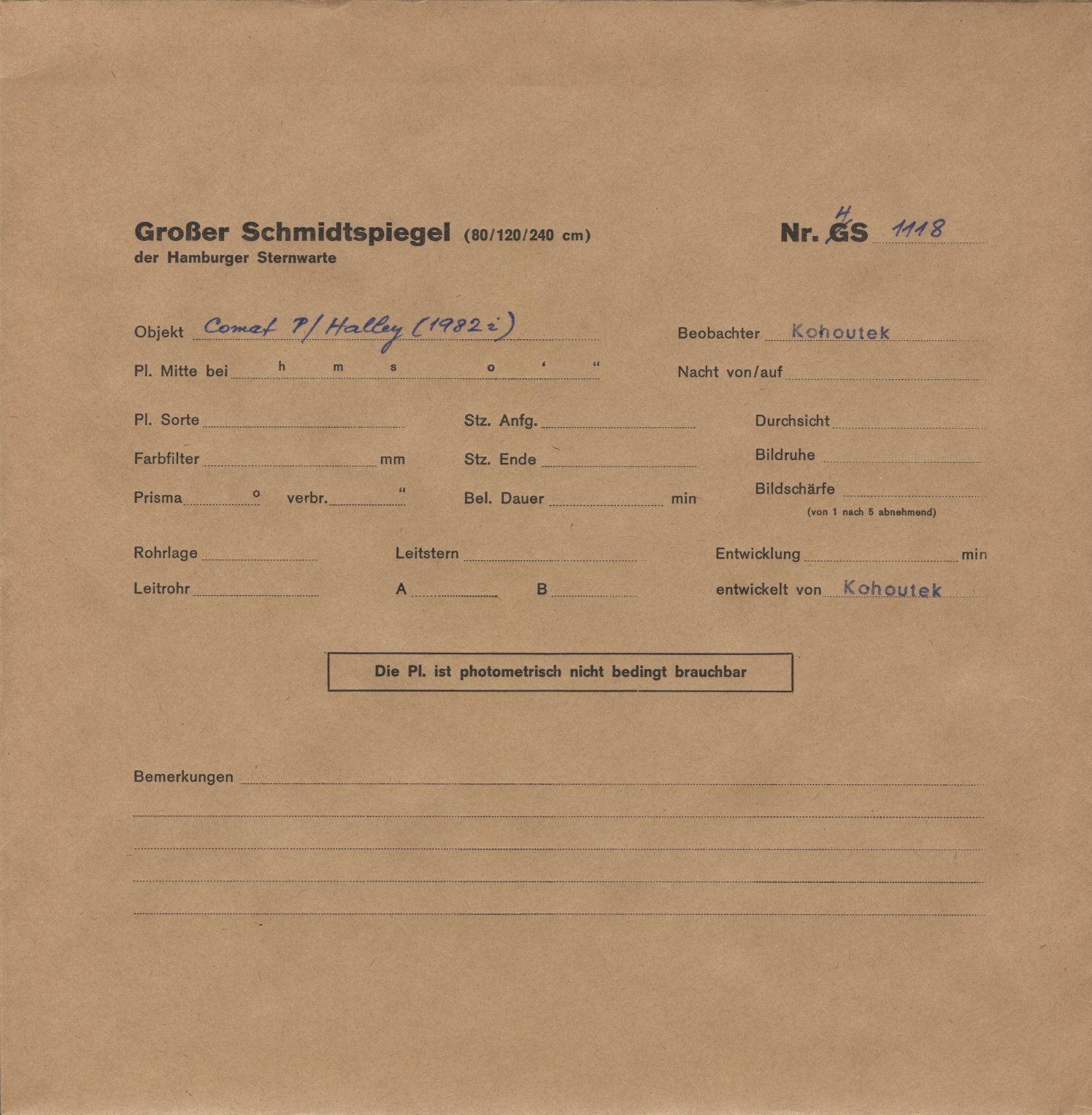 Logpage