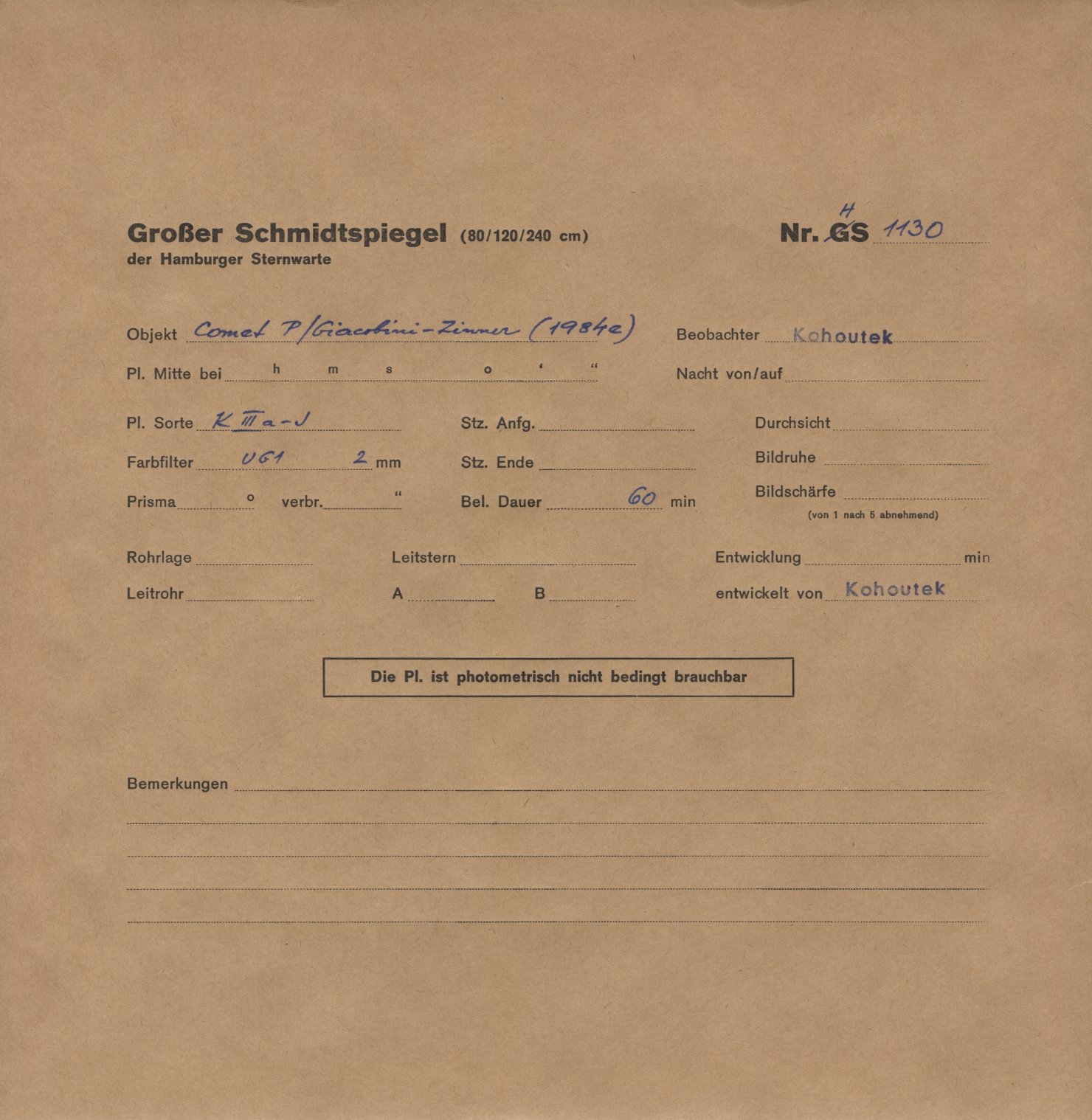 Logpage