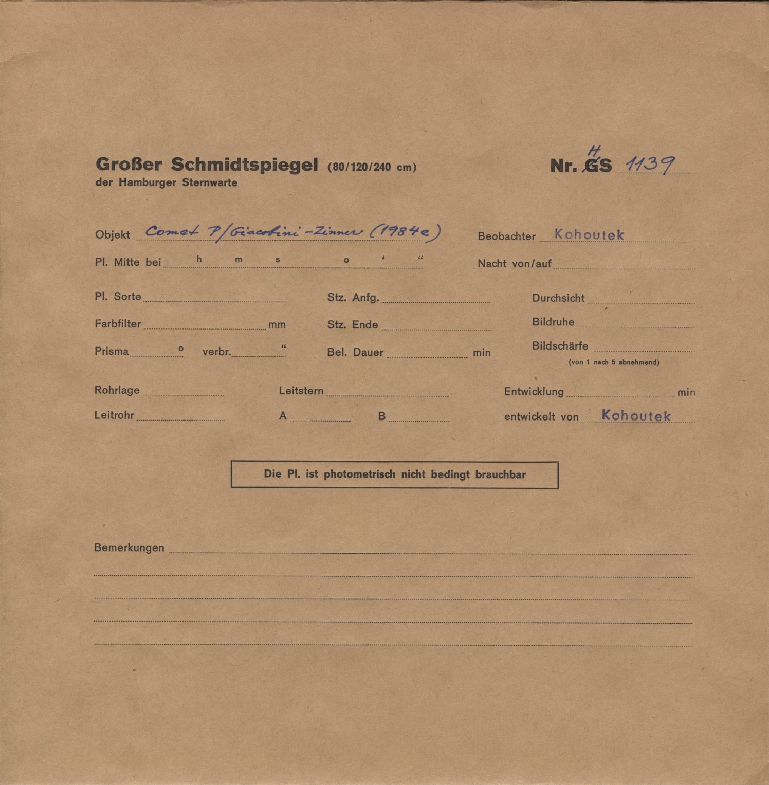 Logpage