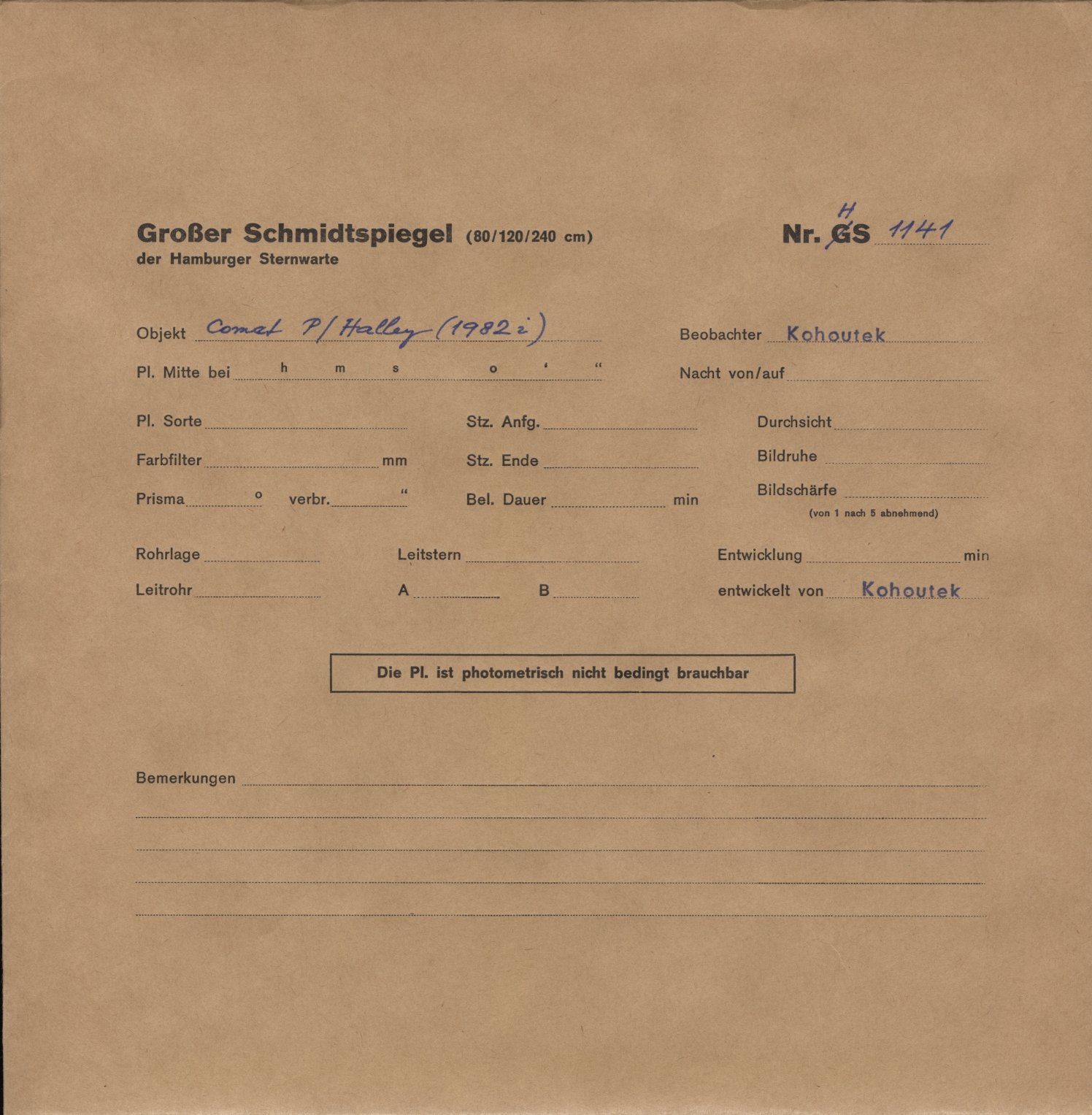Logpage