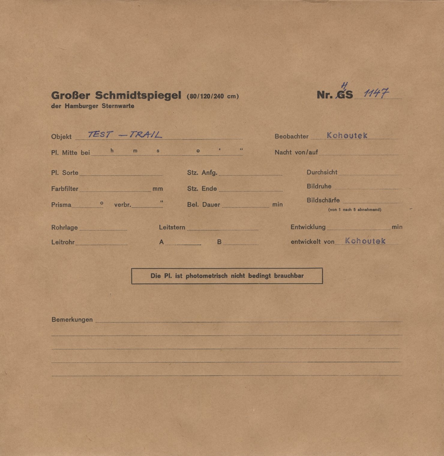 Logpage