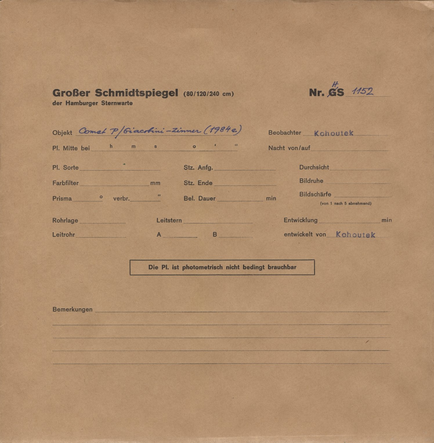 Logpage