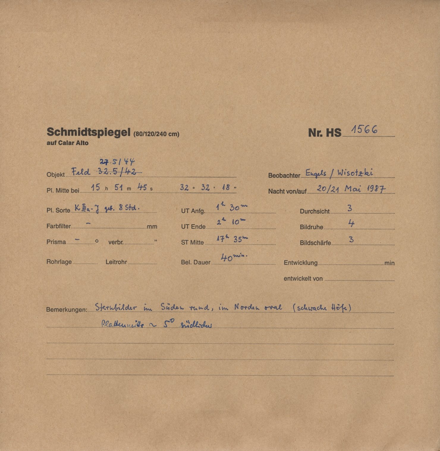 Plate envelope