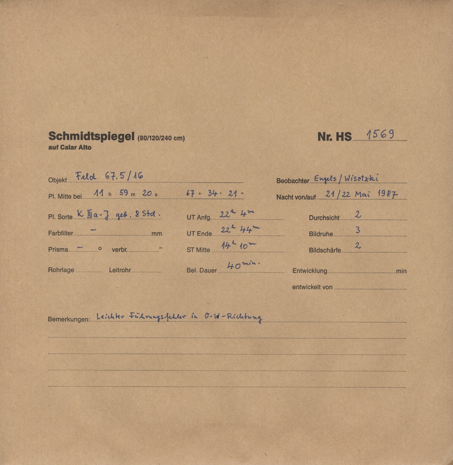 Plate envelope