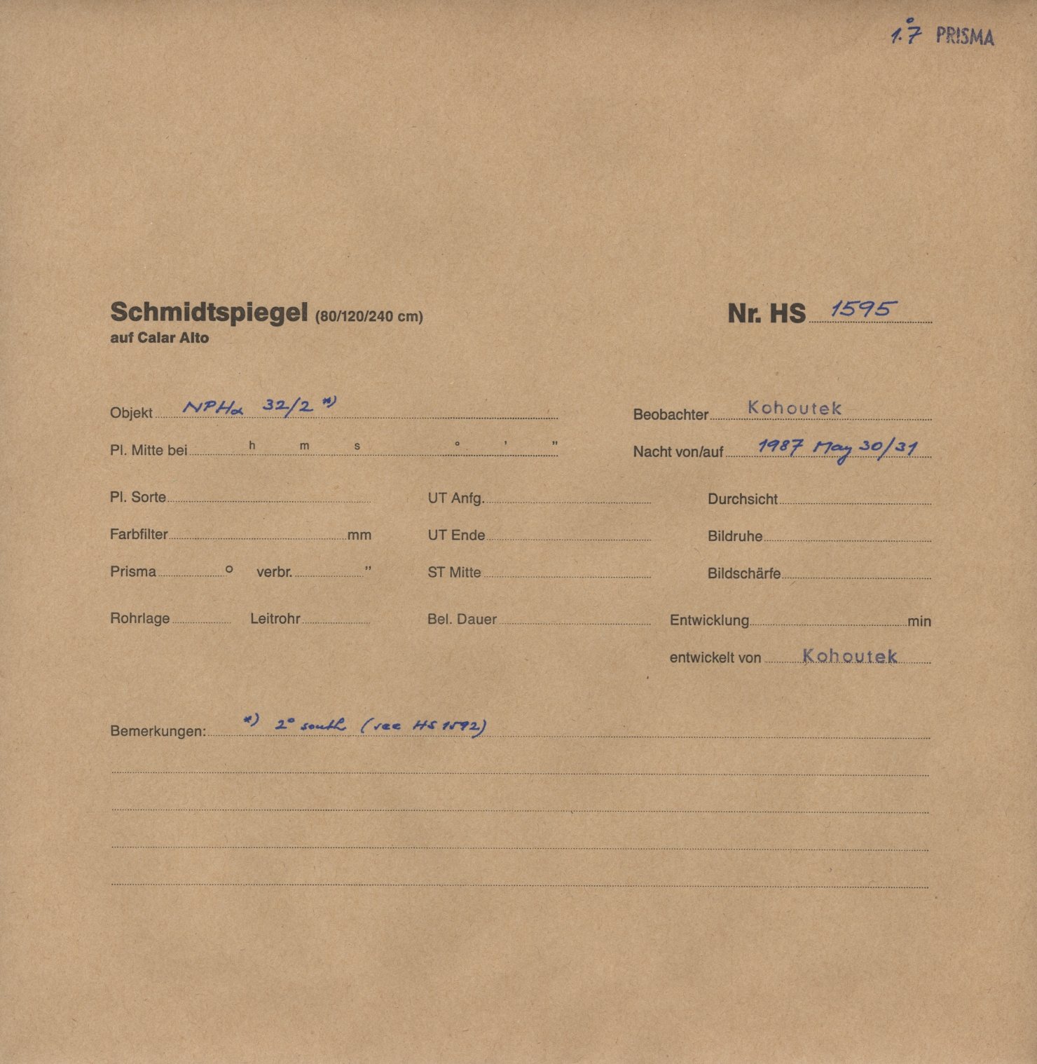 Plate envelope